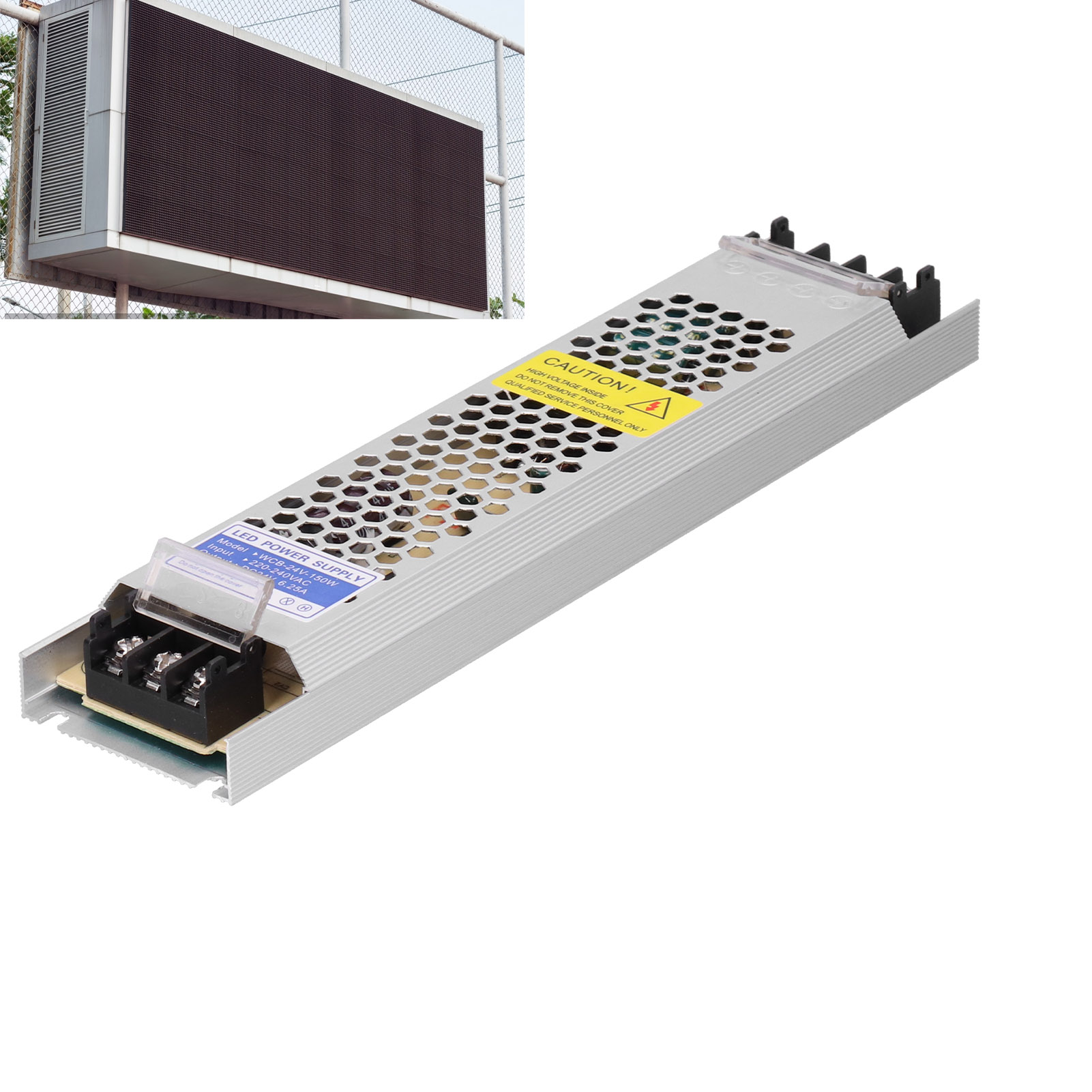 Schaltnetzteil Für Ultradünne Led-streifen 12v/24v 150w, Kaskaden-leuchtkasten Wcb-24v-150w
