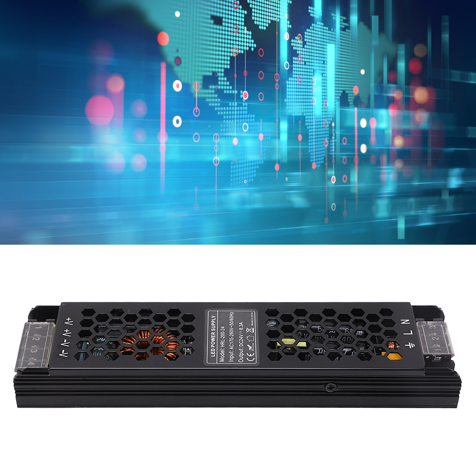 24v Dc Konstantspannungs-schaltnetzteil, 200w, Ac Eingangsspannung 170-260v.