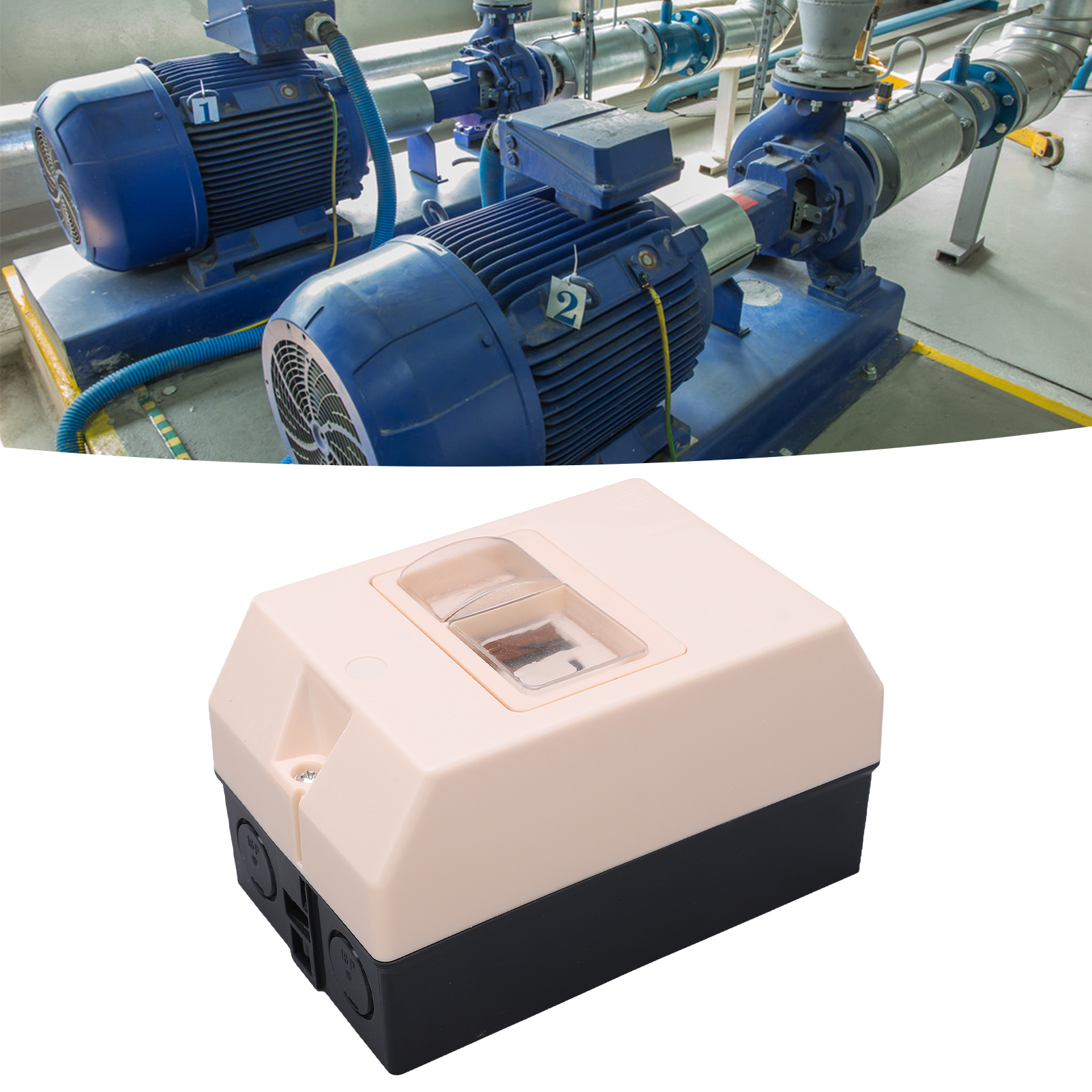 Wasserdichter Leitungsschutzschalterkasten, Kompatibel Mit Den Motorschutzschaltern Gv2-mc02 Und Gv2-me