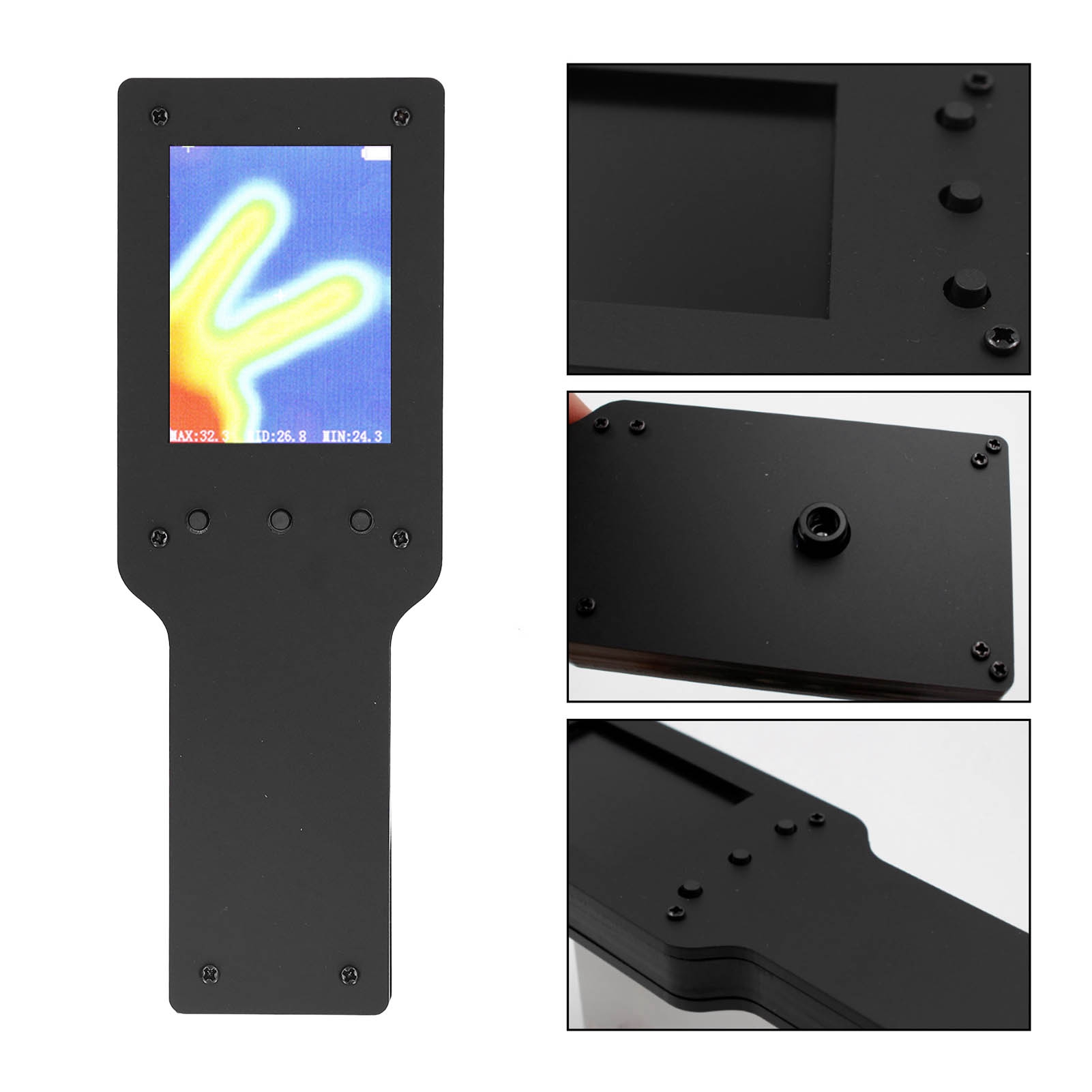 Mlx90640ir Infrarot-wärmebildkamera Mit 2,4-zoll-lcd-bildschirm