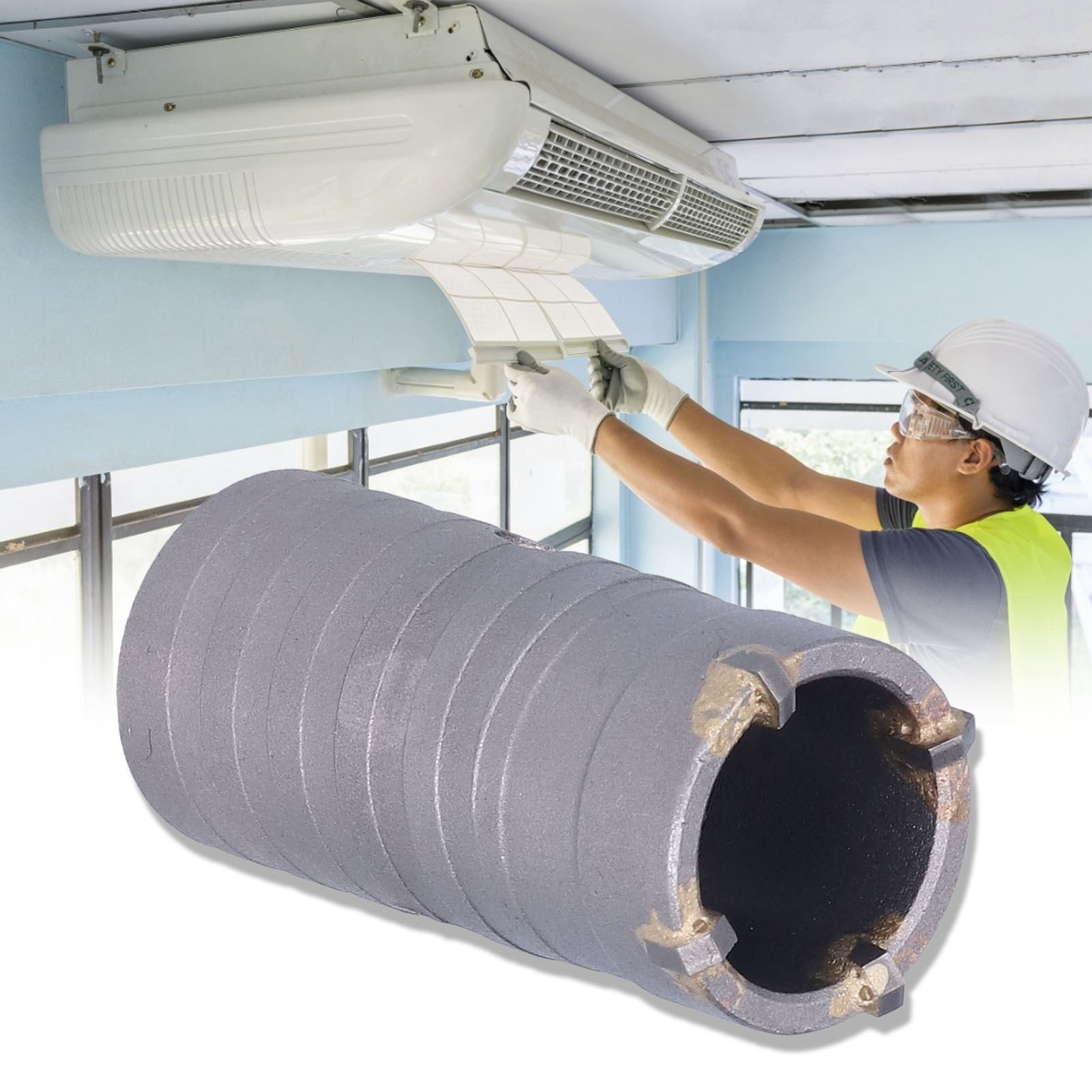 Elektrischer Hammer Zum Aufweiten Von Wandlöchern, Aufweitwerkzeug Für Klimaanlagen In Beton, 30 Mm