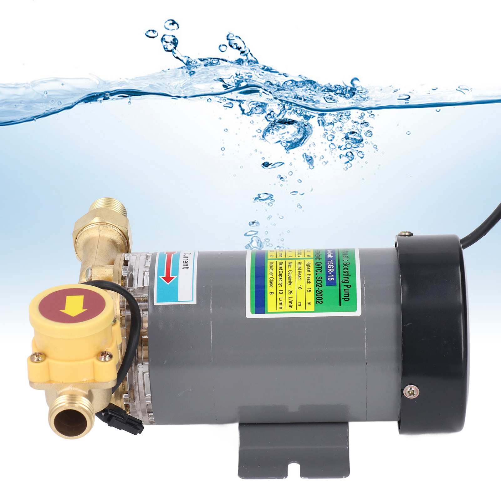 Vollautomatische 120-w-druckerhöhungspumpe Mit 25 L/min Förderhöhe, Mit Durchflusssensor, Für Den Hausgebrauch, Europäischer Standard 220-240 V.
