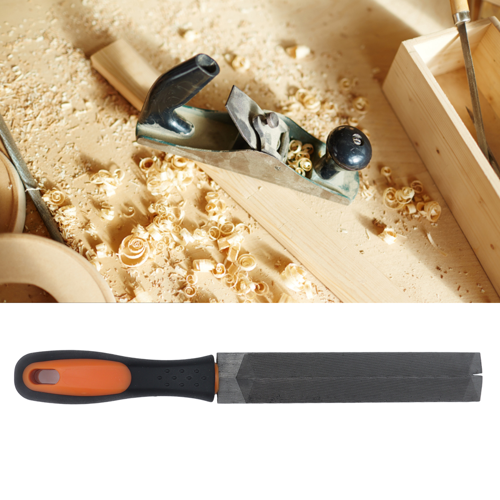15 Cm Diamantfeile, Sägefeile, Feinzahnige, Doppelnutige Dreieckfeile Für Metall, Holzformfeile