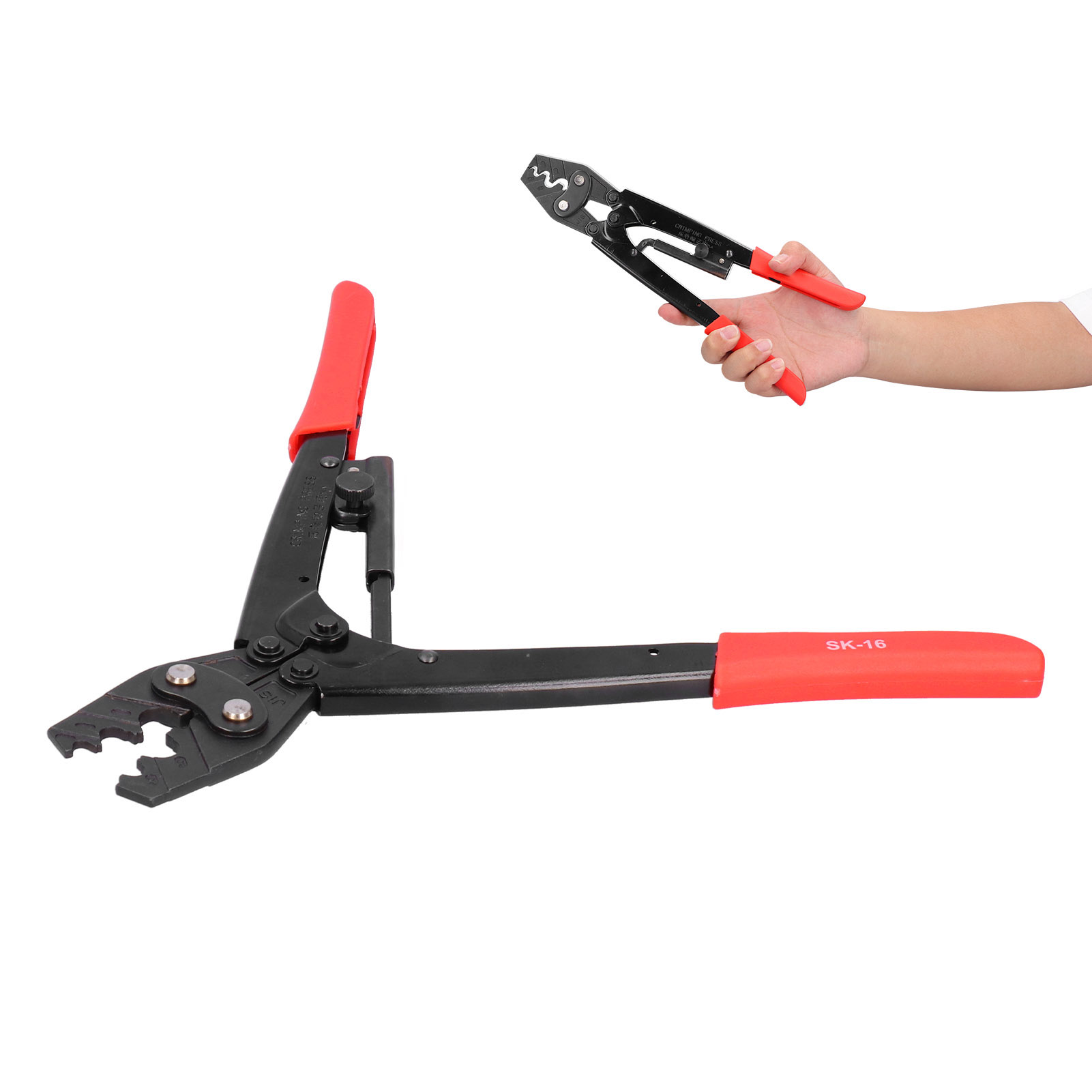 Sk-16 16 Mm² Manuelle Kaltcrimpzange Mit Ratschen-kabelschuh-crimpzange