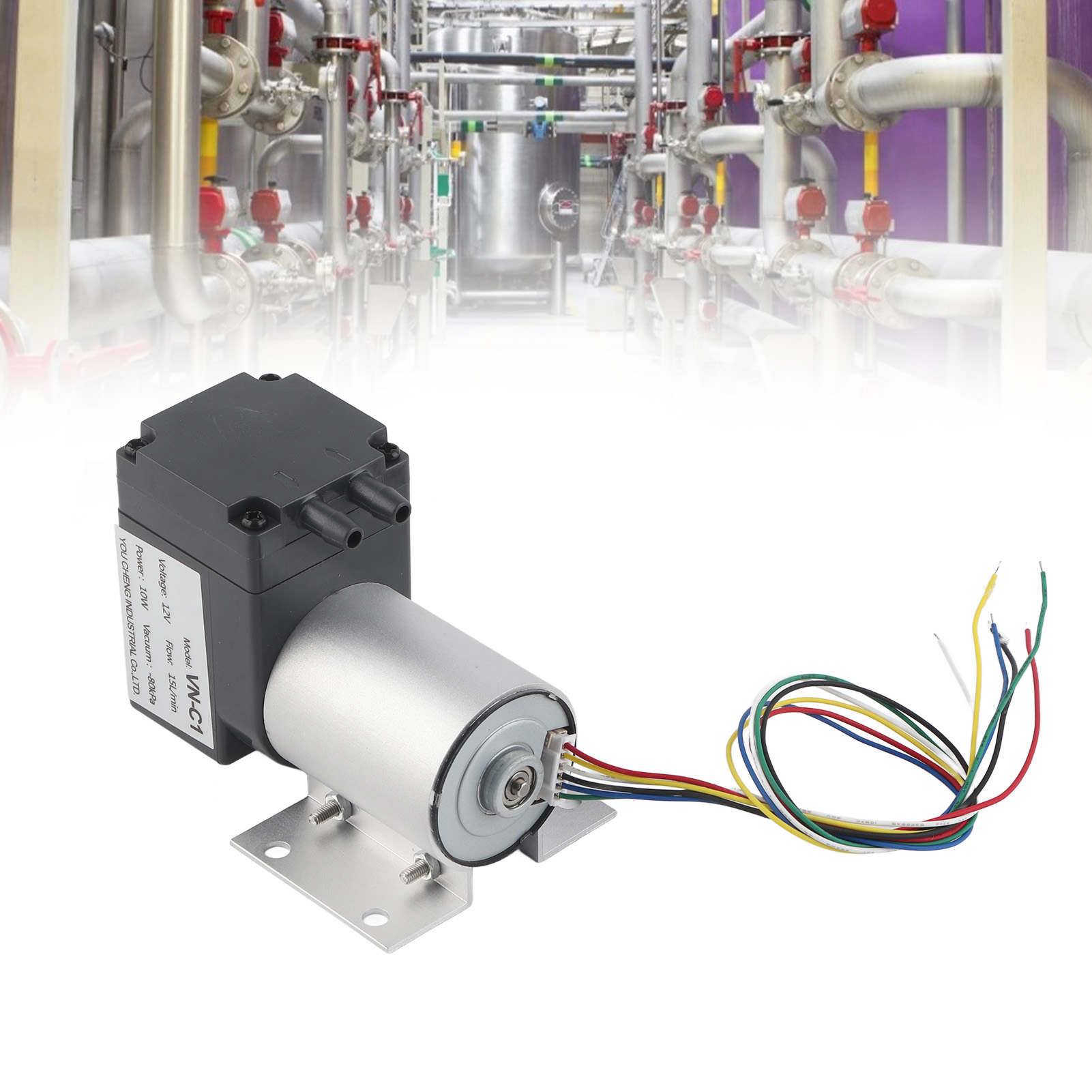 12v Dc 10w Bürstenlose Vakuumpumpe, Miniatur-luftkompressor, Ölfreie Membranpumpe