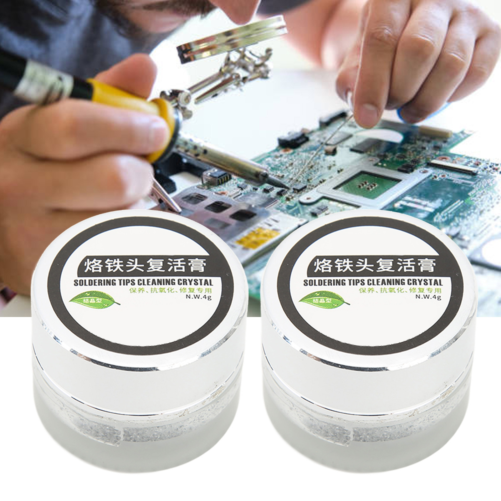 Packung Mit 2 Dosen À 4 G Lötspitzen-regeneratorpaste