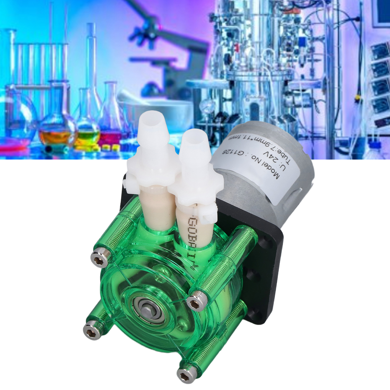 Peristaltikpumpe Mit Hoher Förderleistung, Korrosionsbeständig, Einfach Zu Installierende Titrationspumpe, Korrosionsbeständiger Bpt-schlauch, 700 Ml/min, Flachplattentyp, Dc24v.
