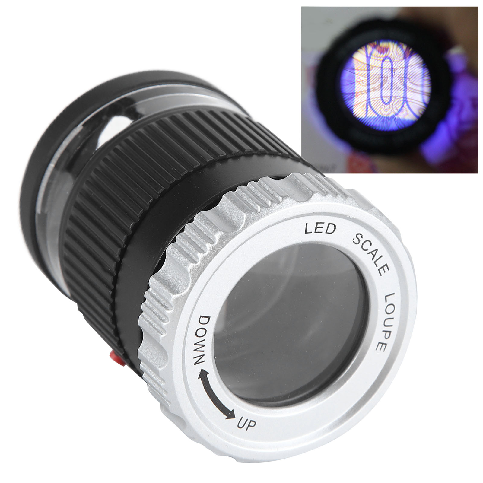 Th-9006b Hochleistungs-metalllupe Mit Verlaufslinsen, Elektronischen Bauteilen, Led-lupe, Tragbarer Fotospiegel