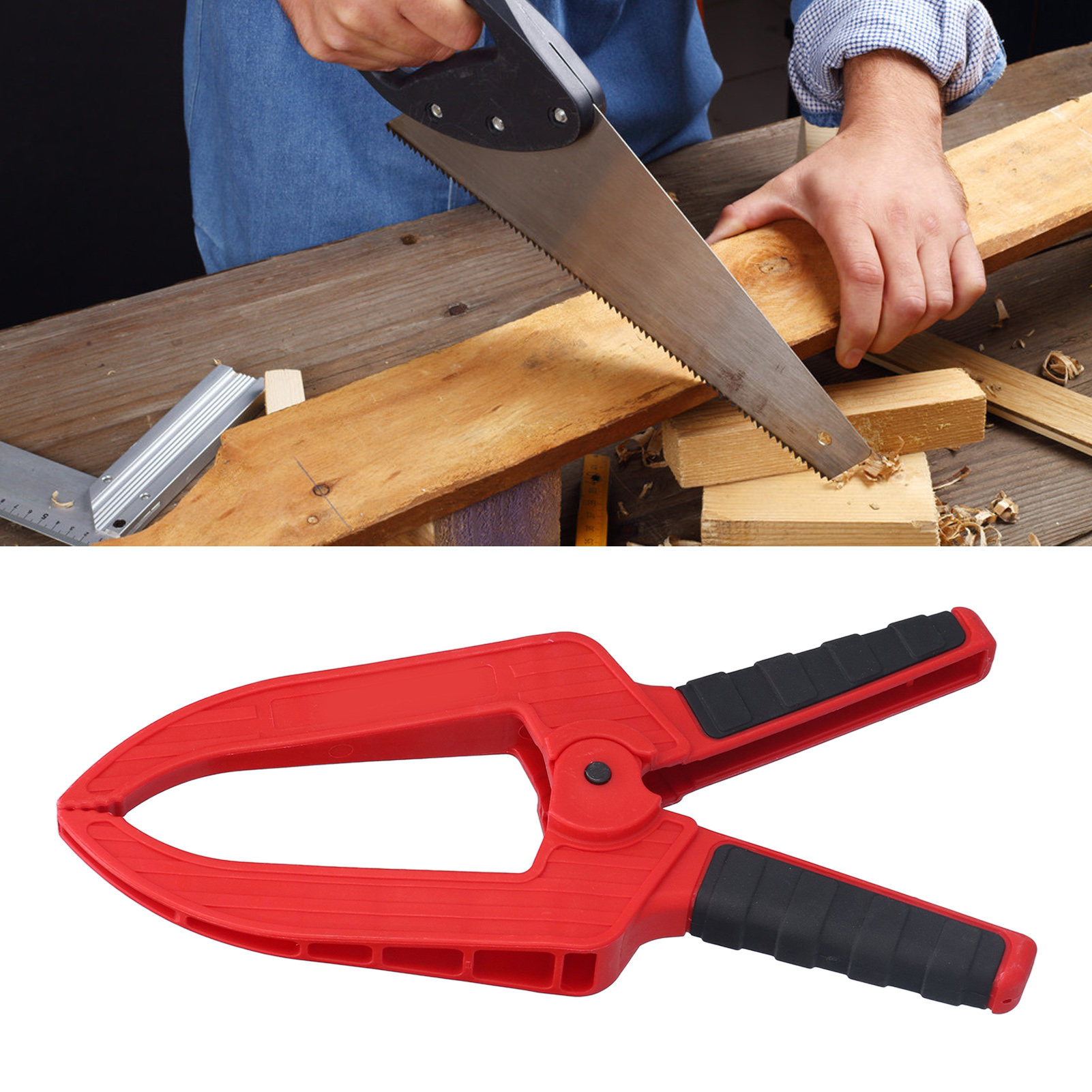 Lang Öffnende Federklemme Für Die Holzbearbeitung, Schnellspanner, Mit Konischer Spitze, Tiefer Nut, A-form, Für Kunststoffplatten, 8 Kg