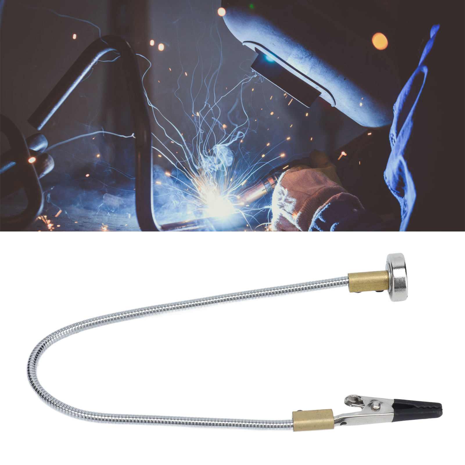 Schweißklemme - Verstellbare Lange Schraubstock-tischklemme Nr. 3, Verwendet Für Die Reparatur Und Montage Von Elektronischen Geräten, Zum Malen, Für Die Schmuckherstellung, Silber/schwarz (zufällige