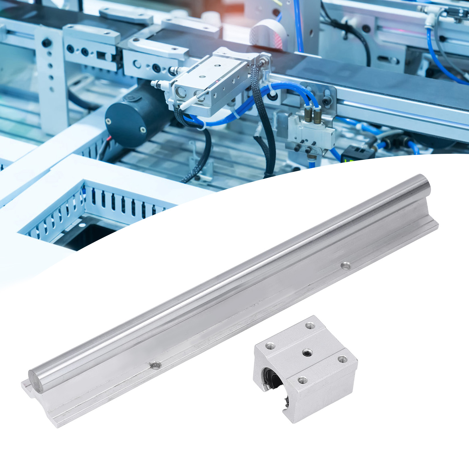 Ich Verkaufe 2 Stück Sbr16 Linearführungen Mit 300 Mm Länge, Vollständig Unterstützte Linearführungen Mit Linearlagergehäusen, Cnc-teile.