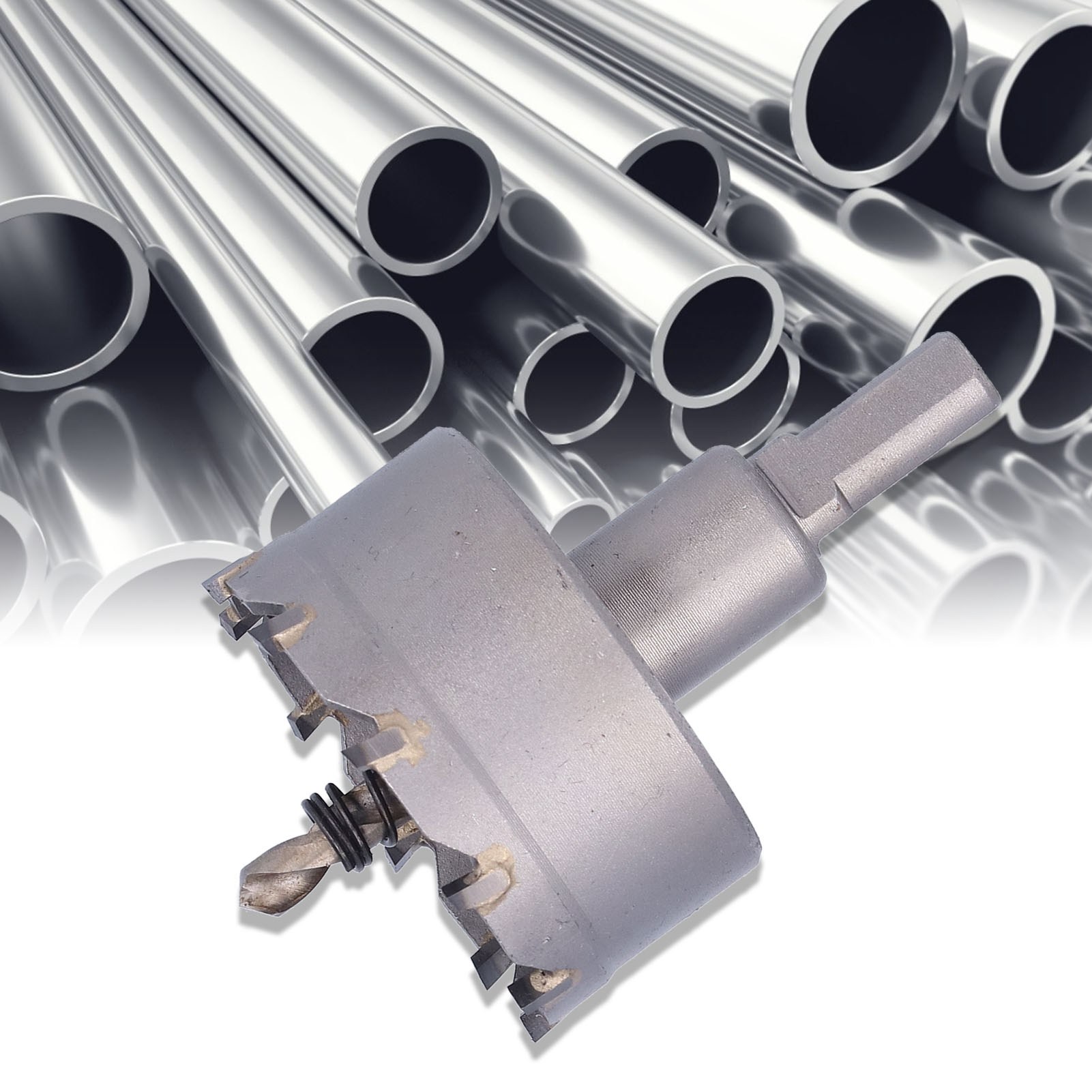 Lochsäge Aus Edelstahl, Hartmetall-lochsäge, Metallreibahle, Bohrer Für 55 Mm Dicke Eisenplatten