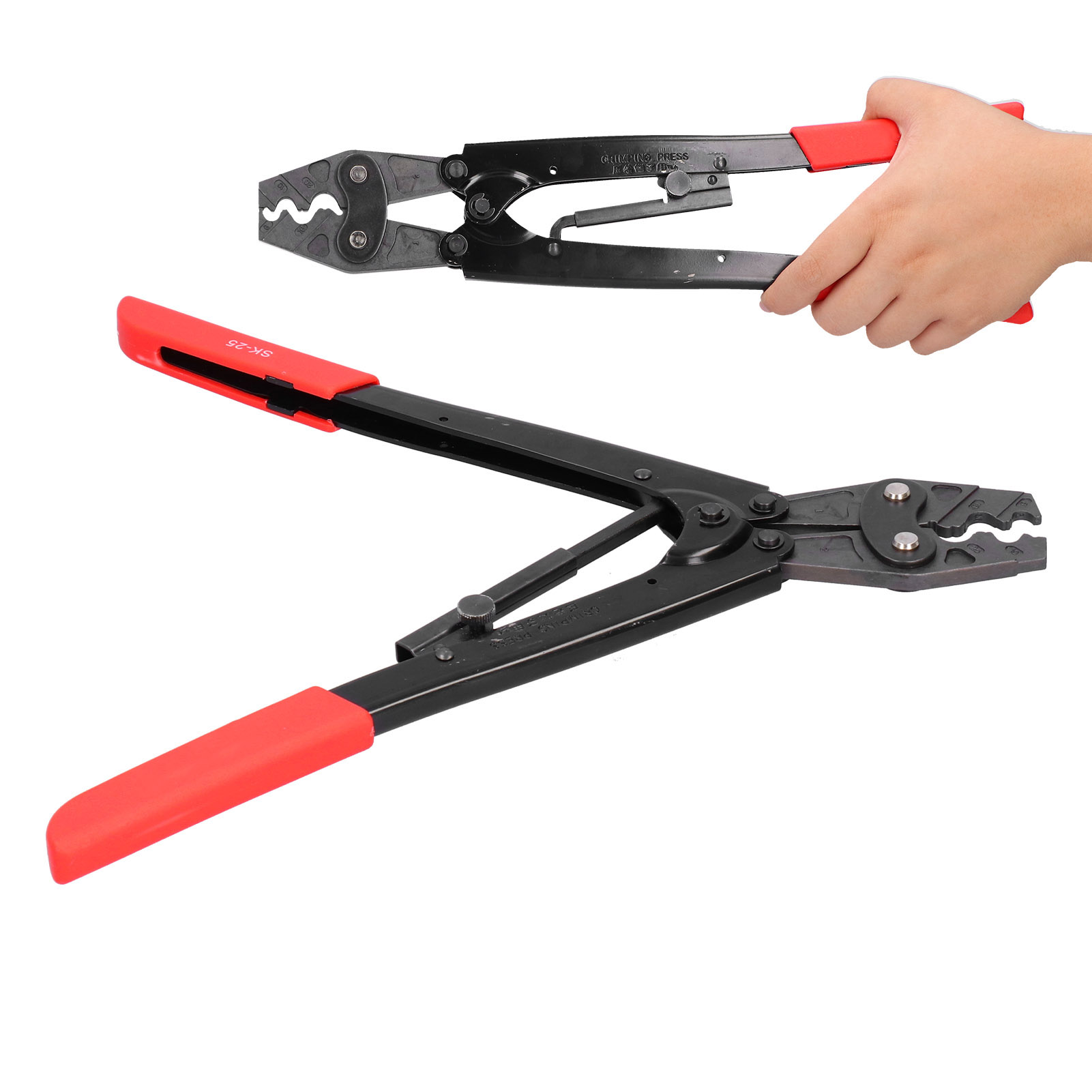 Sk-25 25 Mm² Manuelle Kaltcrimpzange Mit Ratschen-kabelschuh-crimpzange