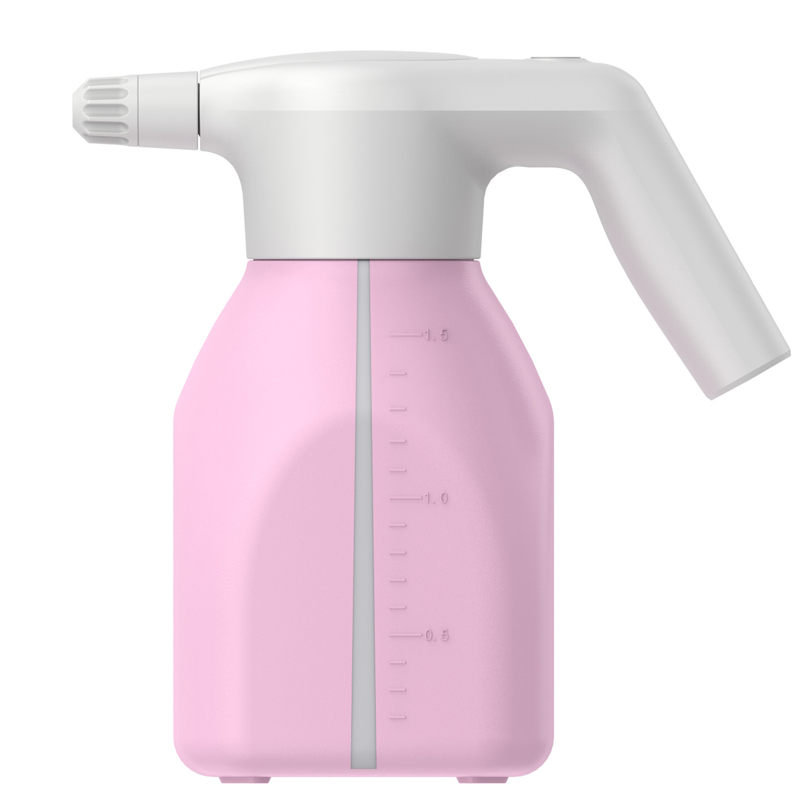 Elektrische Gießkanne, Kleiner Sprüher Für Den Hausgarten, Automatischer Bewässerungssprüher, Rosa Und Lila, 1,5 L.