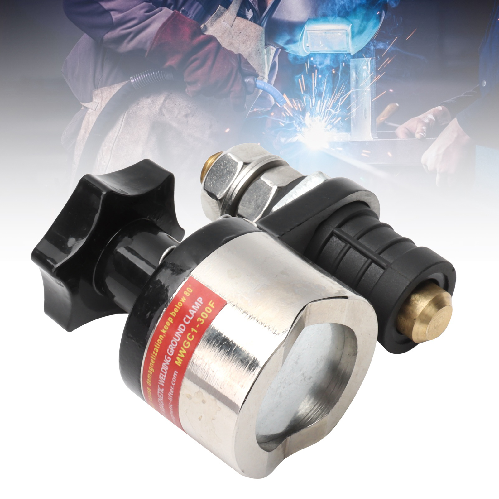 Magnetische Erdungsvorrichtung Für Schweißarbeiten, Magnetische Erdungsdrahtklemme, Leistungsstarkes Magnetisches Erdungswerkzeug Mwgc1-300f