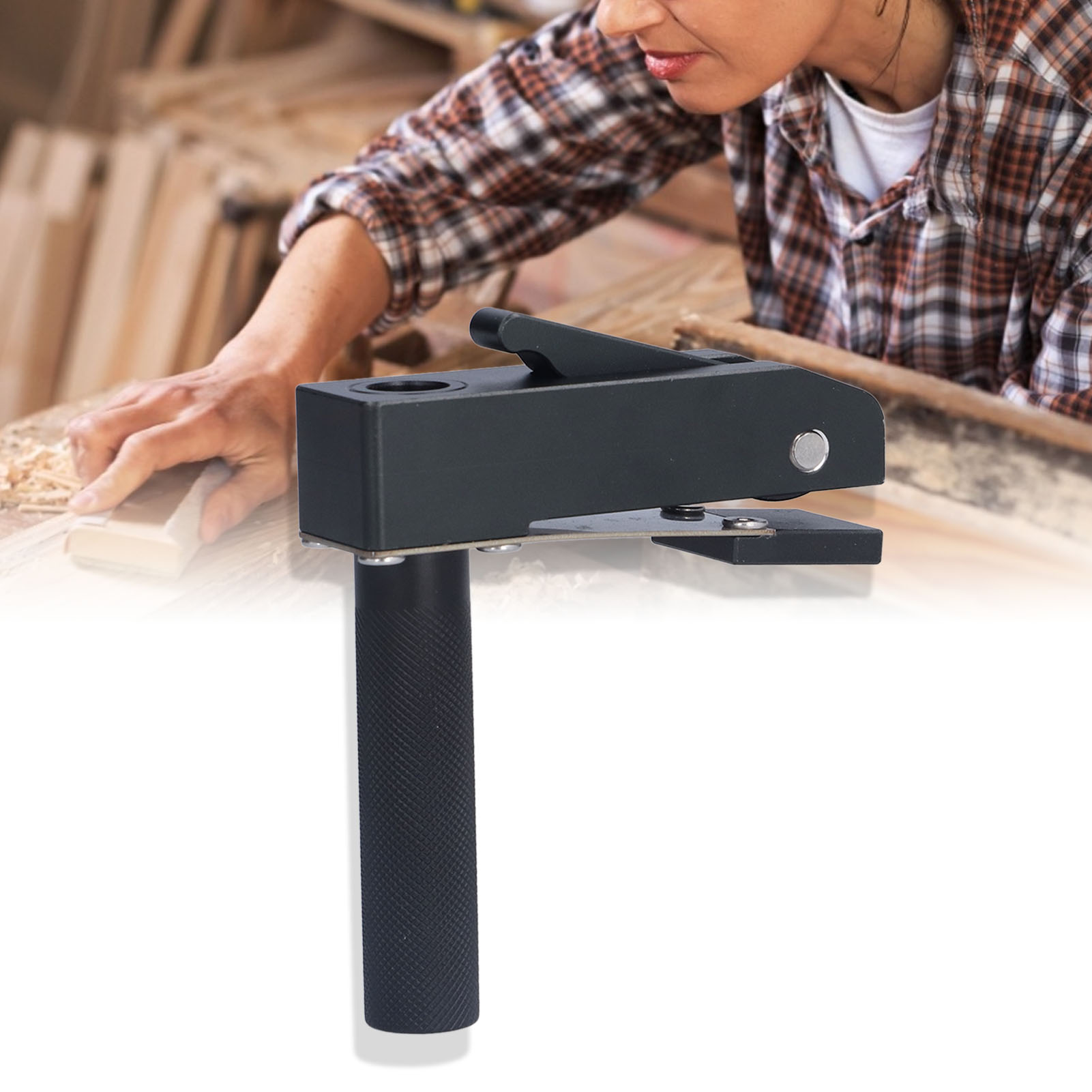 Plattenpresse Für Die Holzbearbeitung, Schnelle Plattenpresse Aus Aluminiumlegierung, Drei Geschwindigkeiten Einstellbar, 20 Mm.