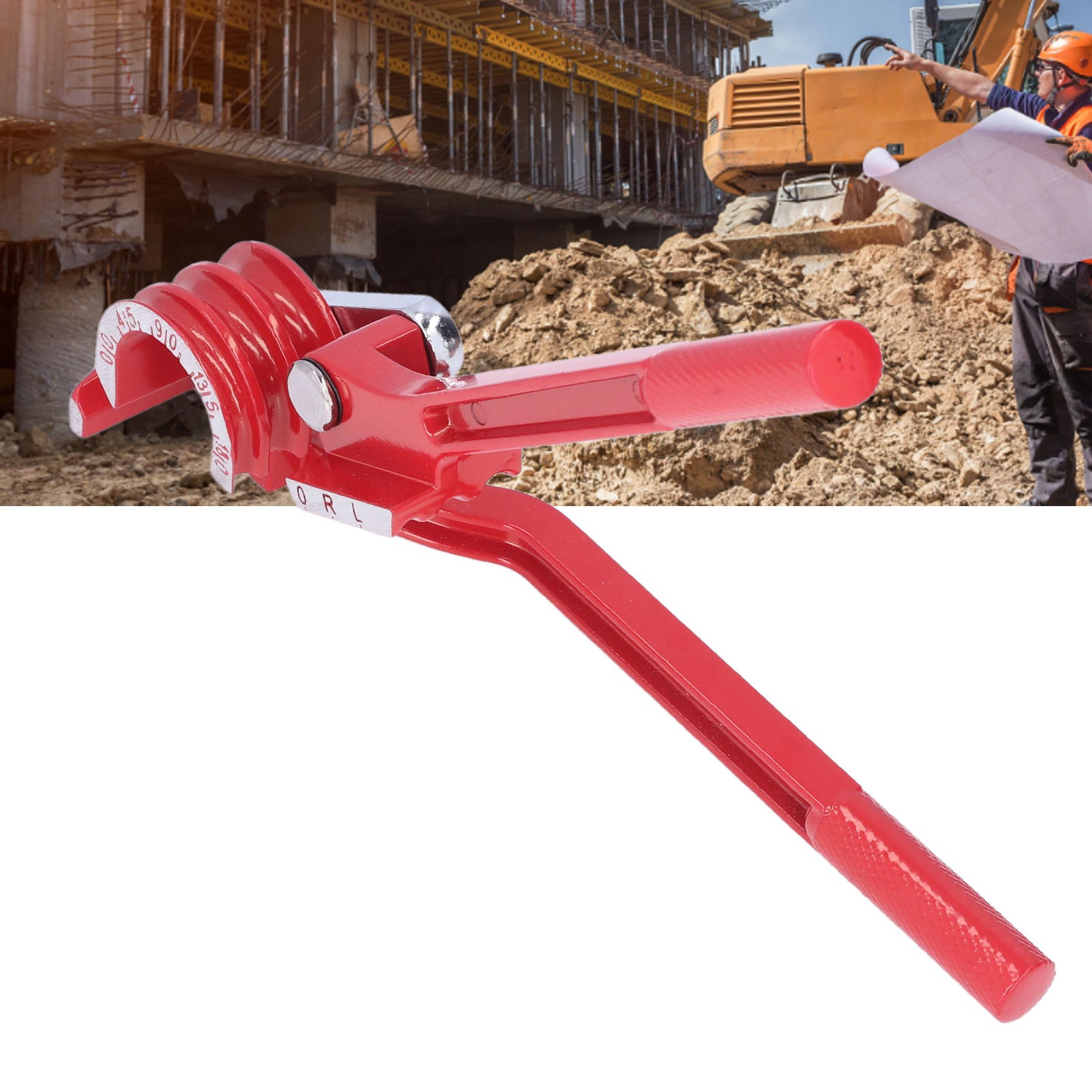 Rohrbieger 0–180° – 3-in-1 Kupferrohrbieger Für 1/4", 5/16" Und 3/8" Rohre, Rot