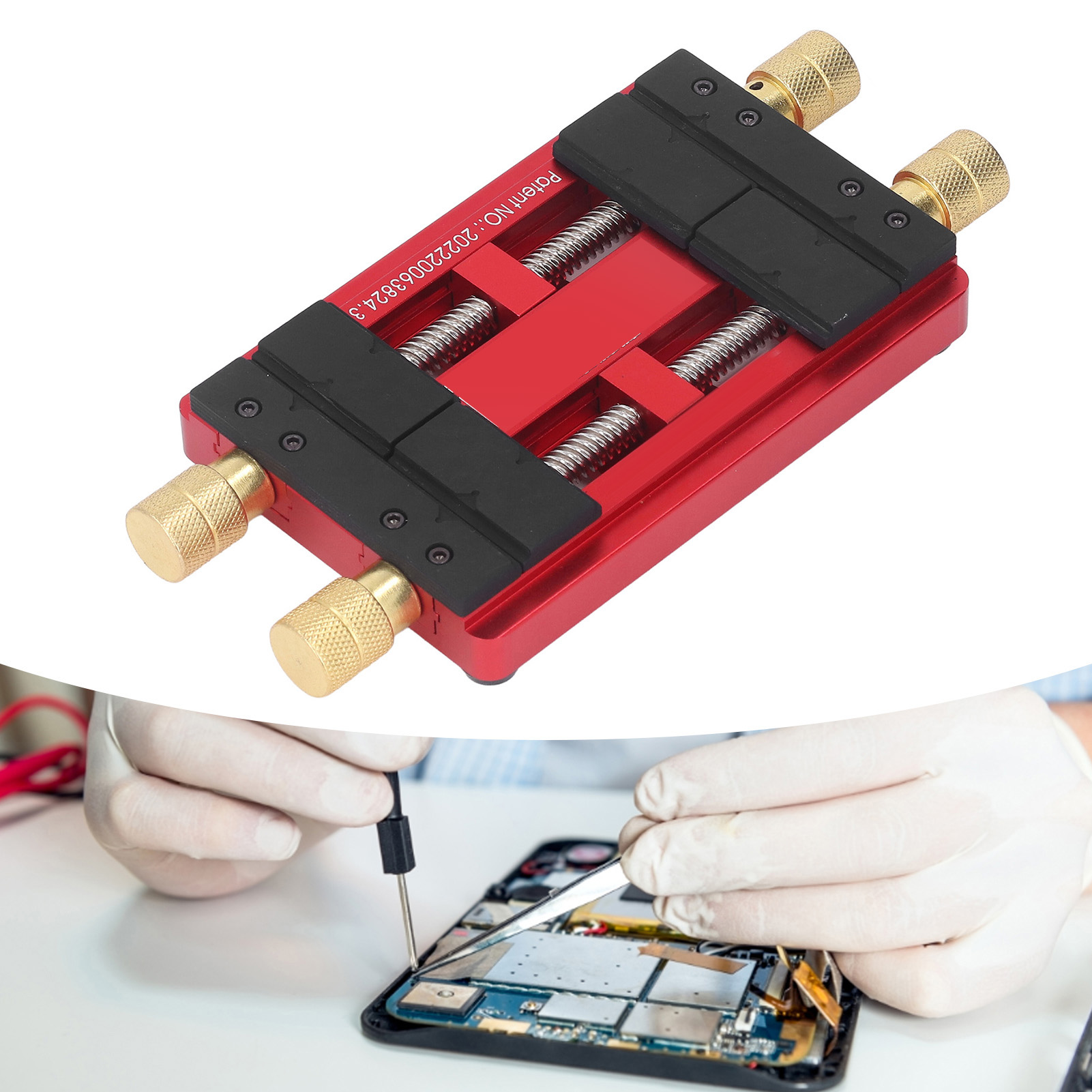 Maxxtor Tragbare Vier-achsen-klemme, Multifunktionales Präzisionsbefestigungs- Und Reparaturgerät Für Motherboards.