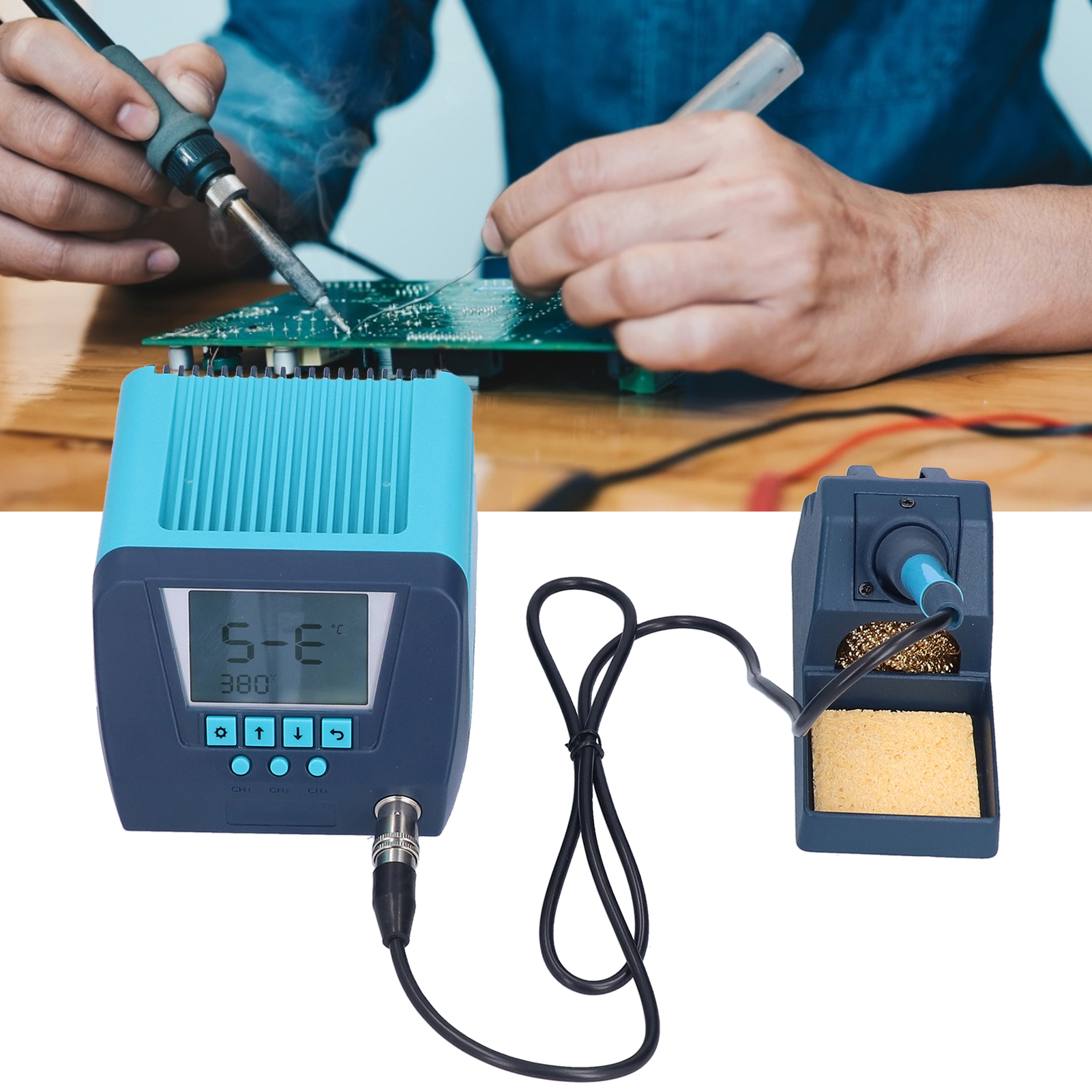 Bk90 Hocheffiziente Konstanttemperatur-lötstation, Intelligenter Lötkolben Für Die Handy-reparatur, Einstellbare Temperatur, Digitalanzeige, 220v Eurostecker.