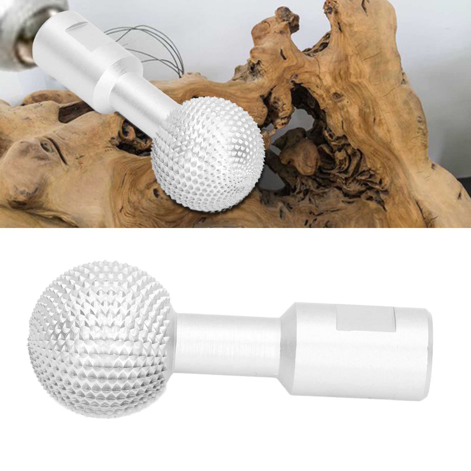 14-mm-holzschnitzmesser Mit Sphärischer Nut, Rotationsfeile, Kugelfeile, Silber