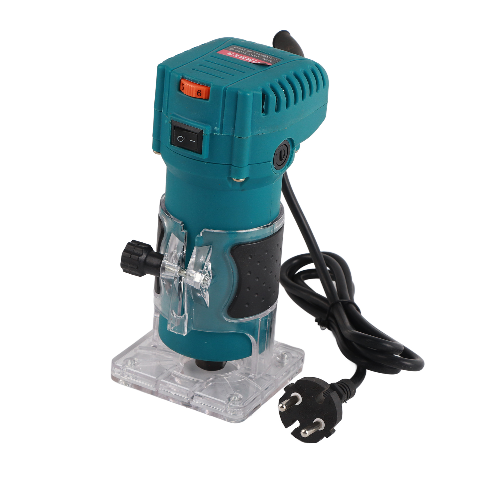 Elektrische Holzschneidemaschine Mit 800 W Leistung, 6 Einstellbaren Geschwindigkeiten, Graviermaschine, Elektrische Holzfräsmaschine, Blau, Exklusives Überseelager, Ce-zertifiziert.