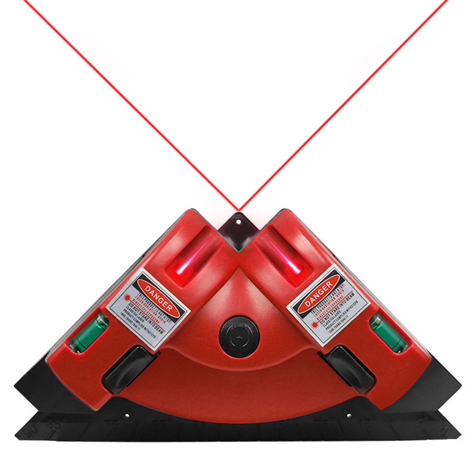 Fliesenverlegewerkzeug (90-grad-winkel), Fliesenwasserwaage, Laser-winkelmesser, Rechtwinkliger Bodenmesser, Rechtwinkliger Roter Laser-wasserwaage.