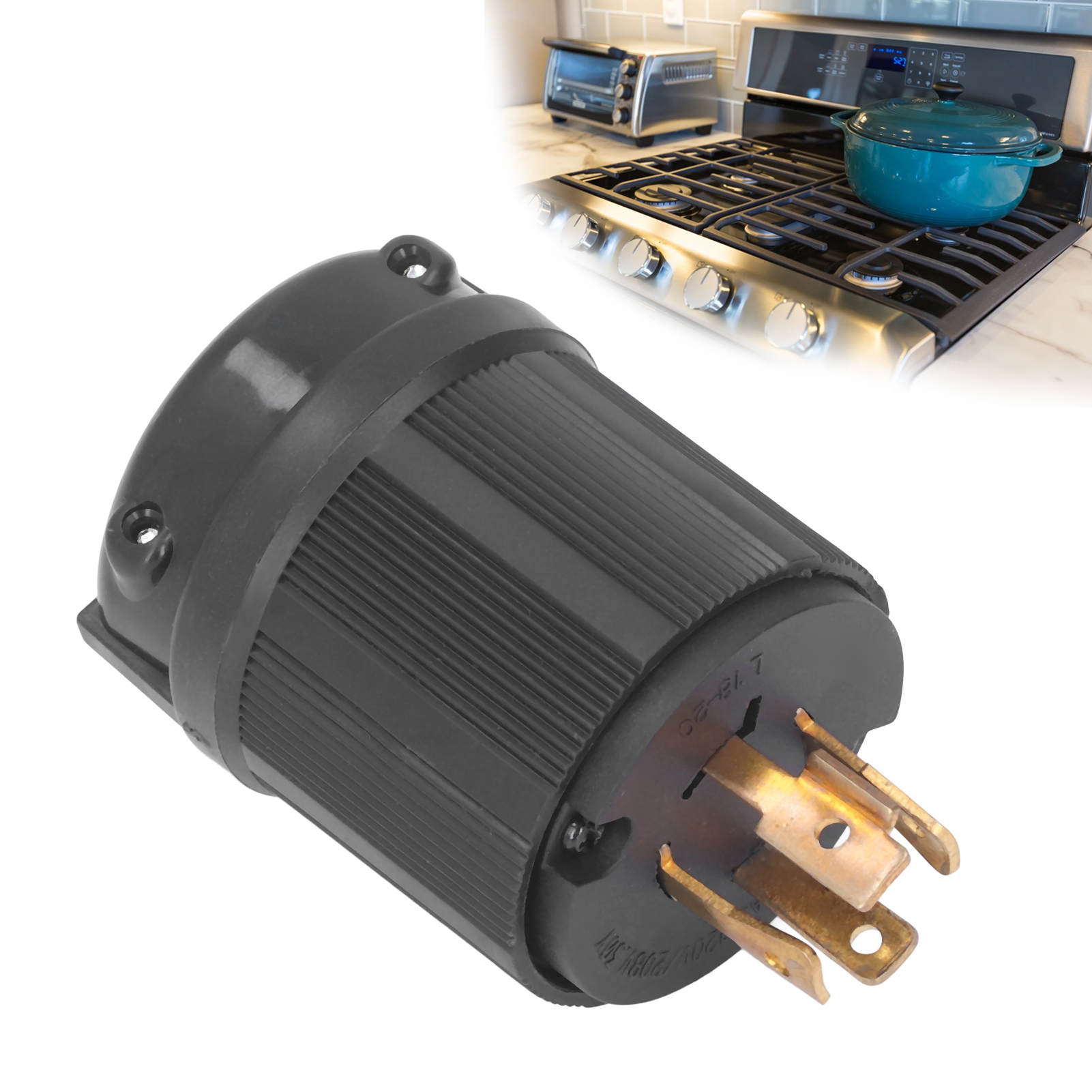 Standard-amerikanischer Vierpoliger Industriestecker Nema L18-20, 120/20v 20a Ausgangsleistung.