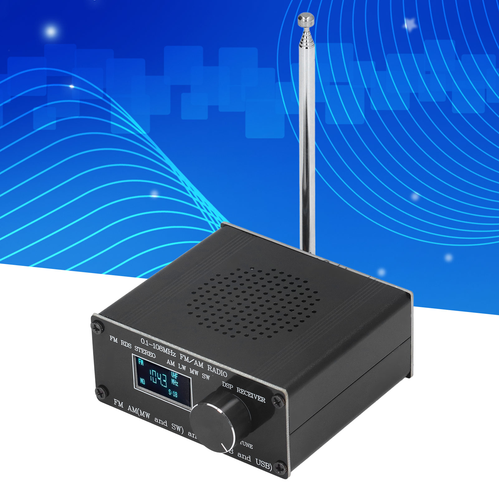 Ats-60 Vollband-funkempfänger 0,1–108 Mhz
