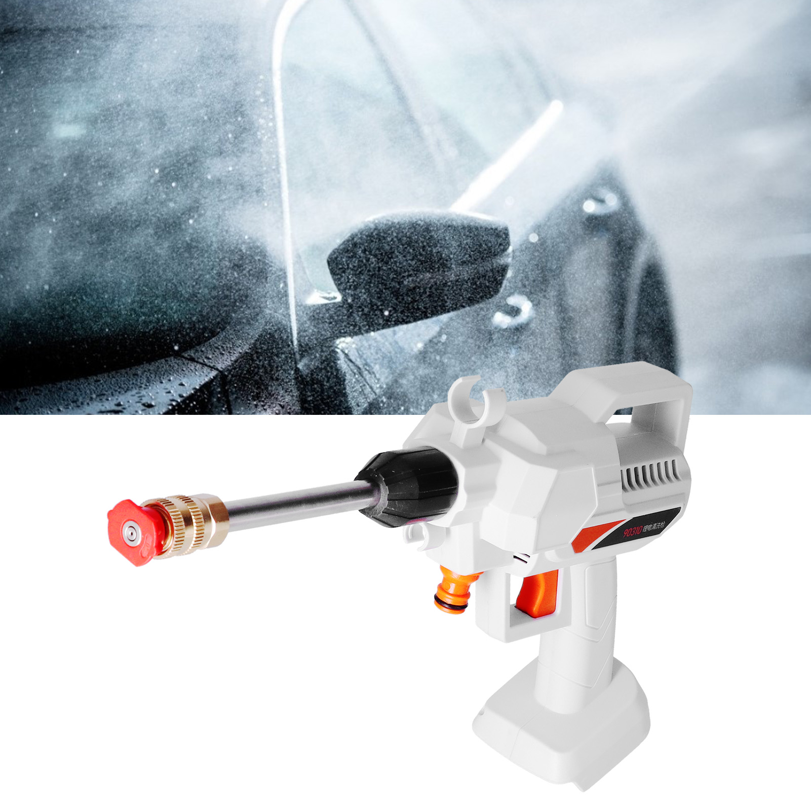 Akkubetriebene Hochdruck-wasserpistole Für Die Autowäsche