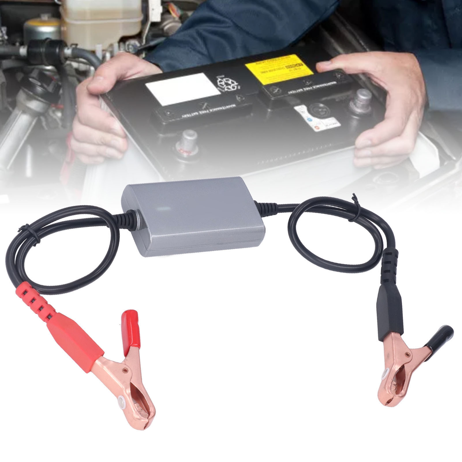 Der Bm500 Bluetooth-funkbatterietester Verbindet Sich Zur Bedienung Mit Einer Mobilen App.