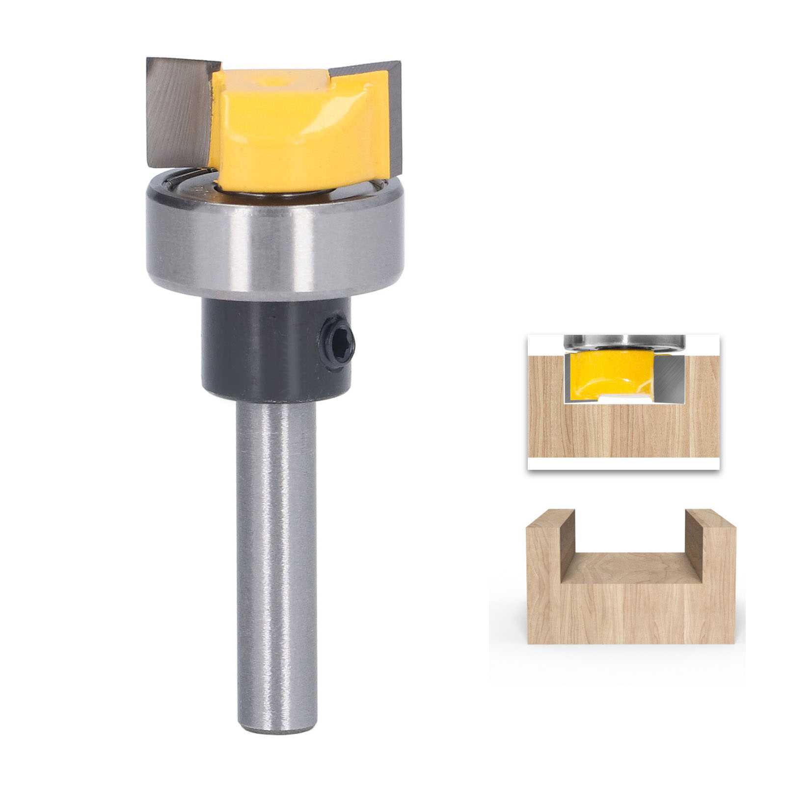 Nutfräser Für Konturen, Nutfräser Für Lager, Holzfräser, Gerader Konturfräser 63/45/16