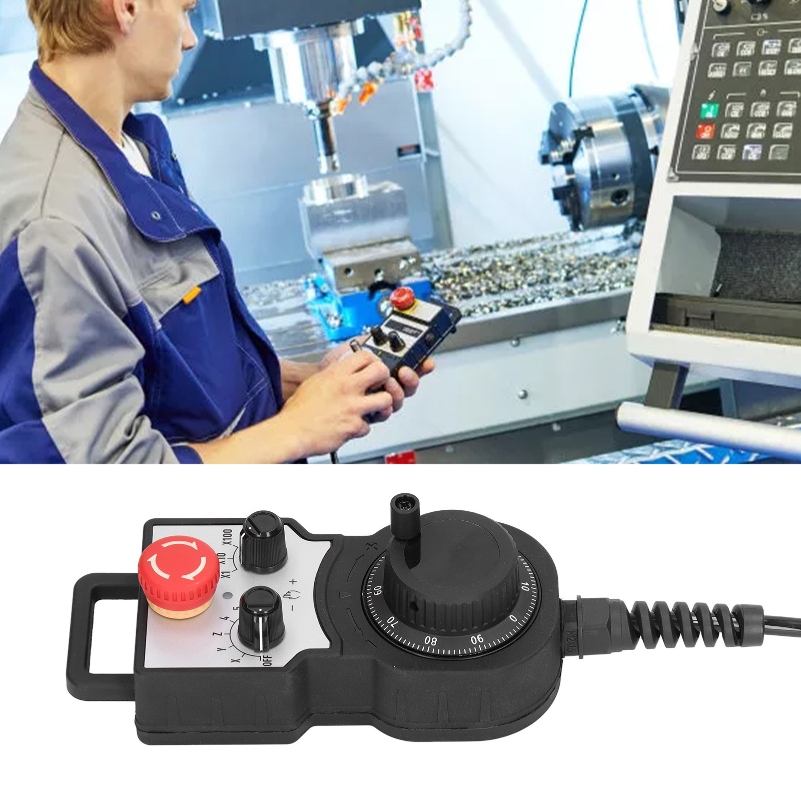 Cnc-drehmaschinen-bewegungssteuerungssystem, Steuerhandrad, Manueller Impulsgenerator