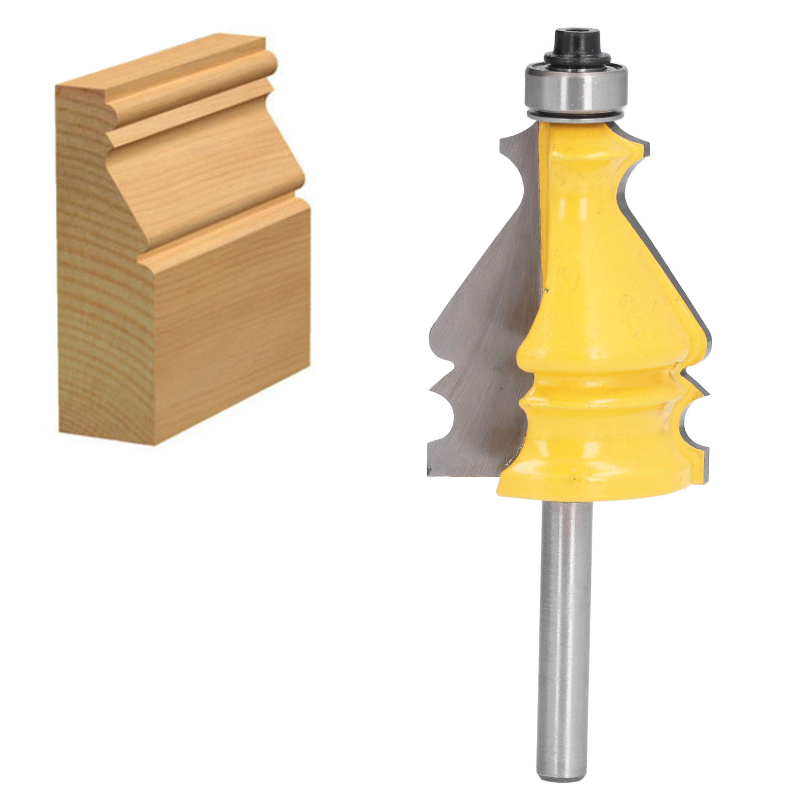 Hochwertiger Rahmenfräser Mit 6,35 Mm (1/4 Zoll) Schaft, Profilfräser, Holzfräser, Gravierfräser, Fräser Für Holzgravurmaschinen