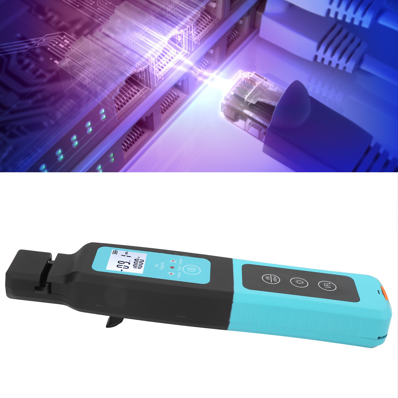 Comptyco Aua-40 Glasfaser-identifikator Mit Roter Lichtquelle, 10 Km Glasfaser-identifikator