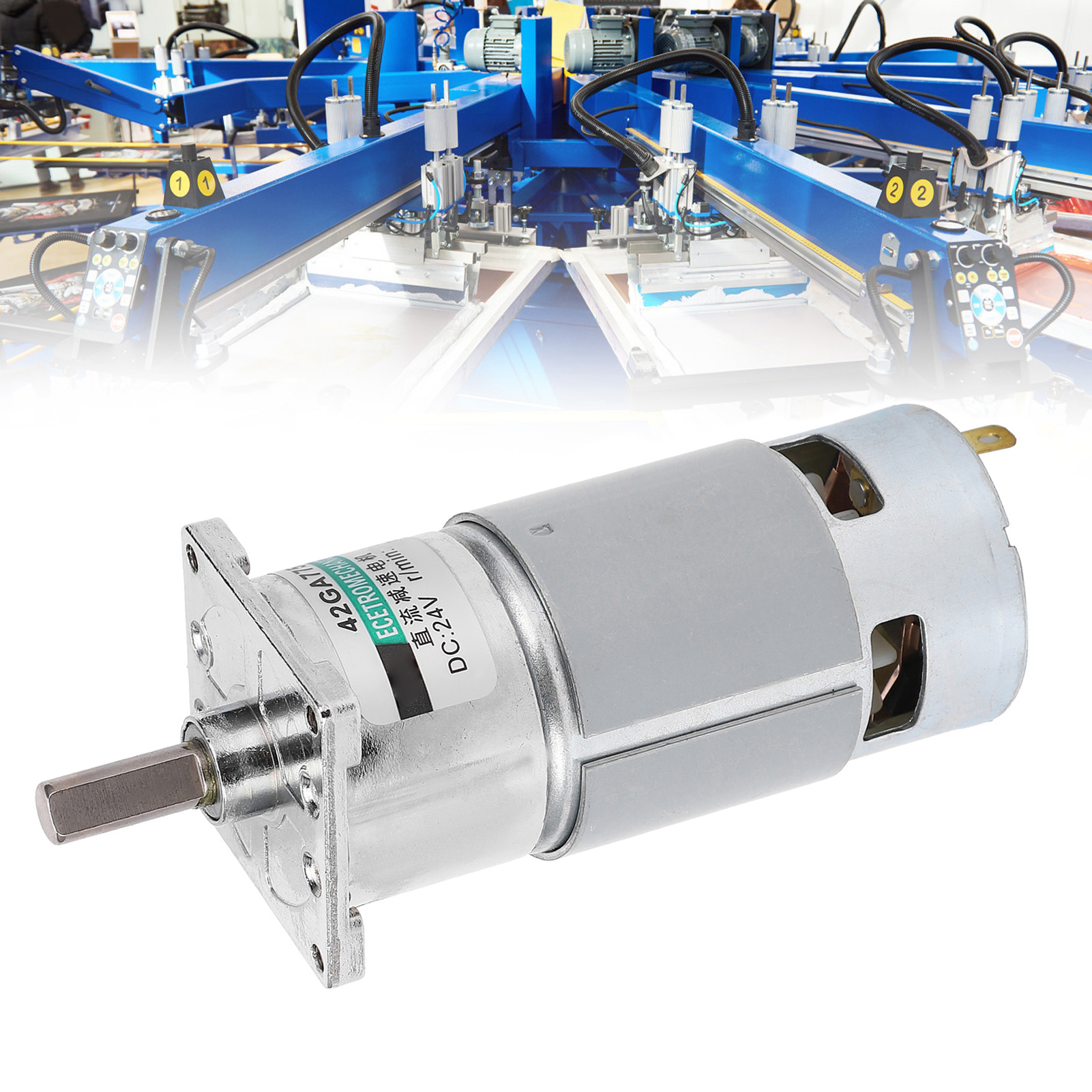 Xd-42ga755dc24v Miniatur-gleichstrom-getriebemotor, Langsam Laufender, Reversibler Getriebemotor, 300 U/min