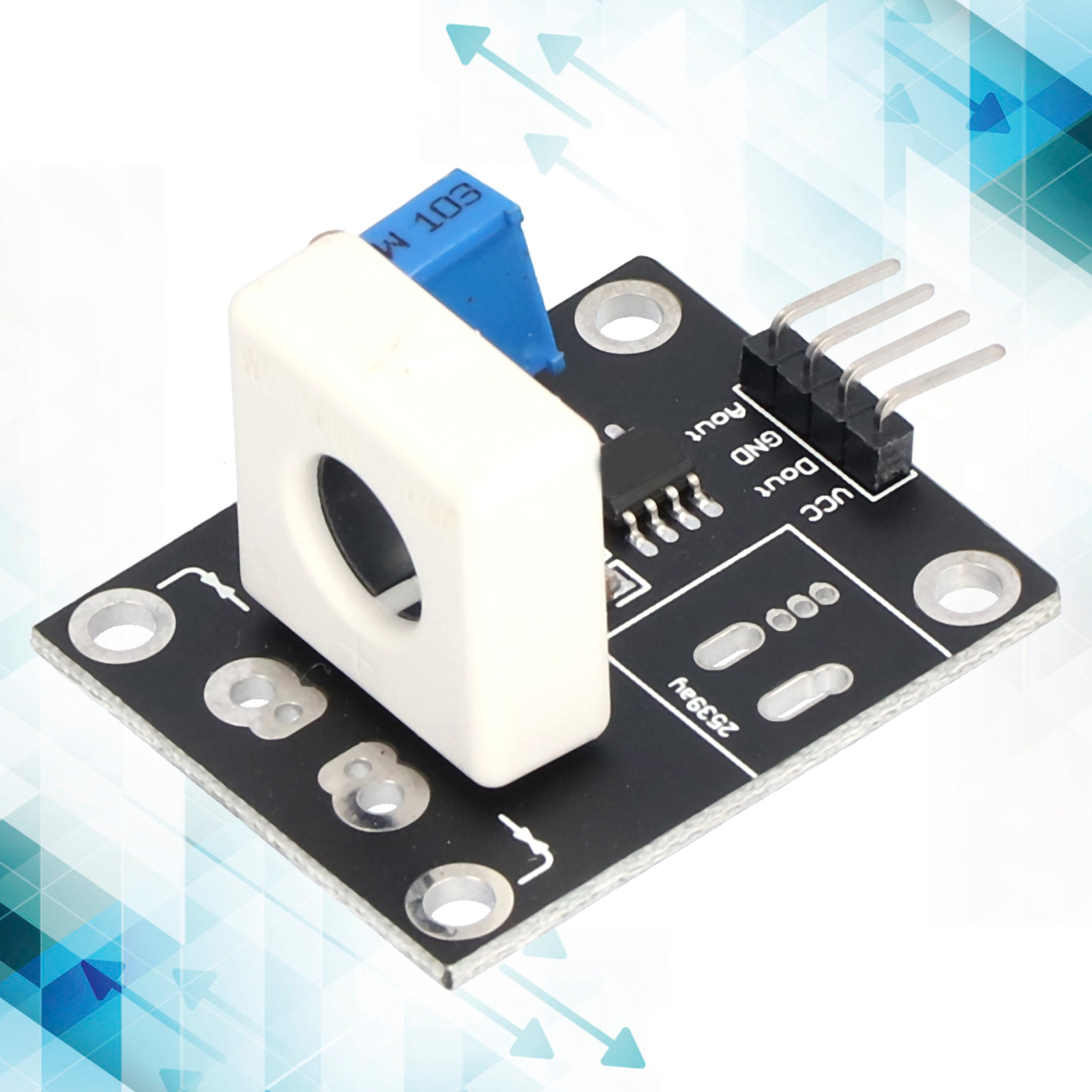 Einstellbares Wcs1700 Überstrom- Und Kurzschlussschutzmodul Mit Hall-effekt-stromsensor Und Überstromschutz Bis 70 A