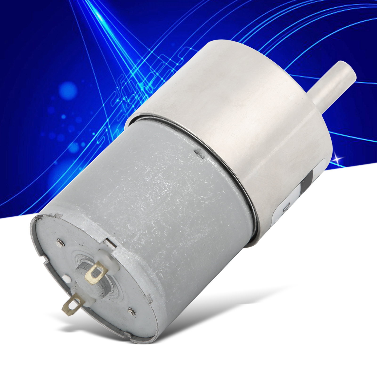 12-v-gleichstrom-miniaturgetriebemotor, Niedrige Drehzahl (200 U/min), Mit Halterung Und Drehzahlregler Xd-37gb3530 + Halterung + Drehzahlregler