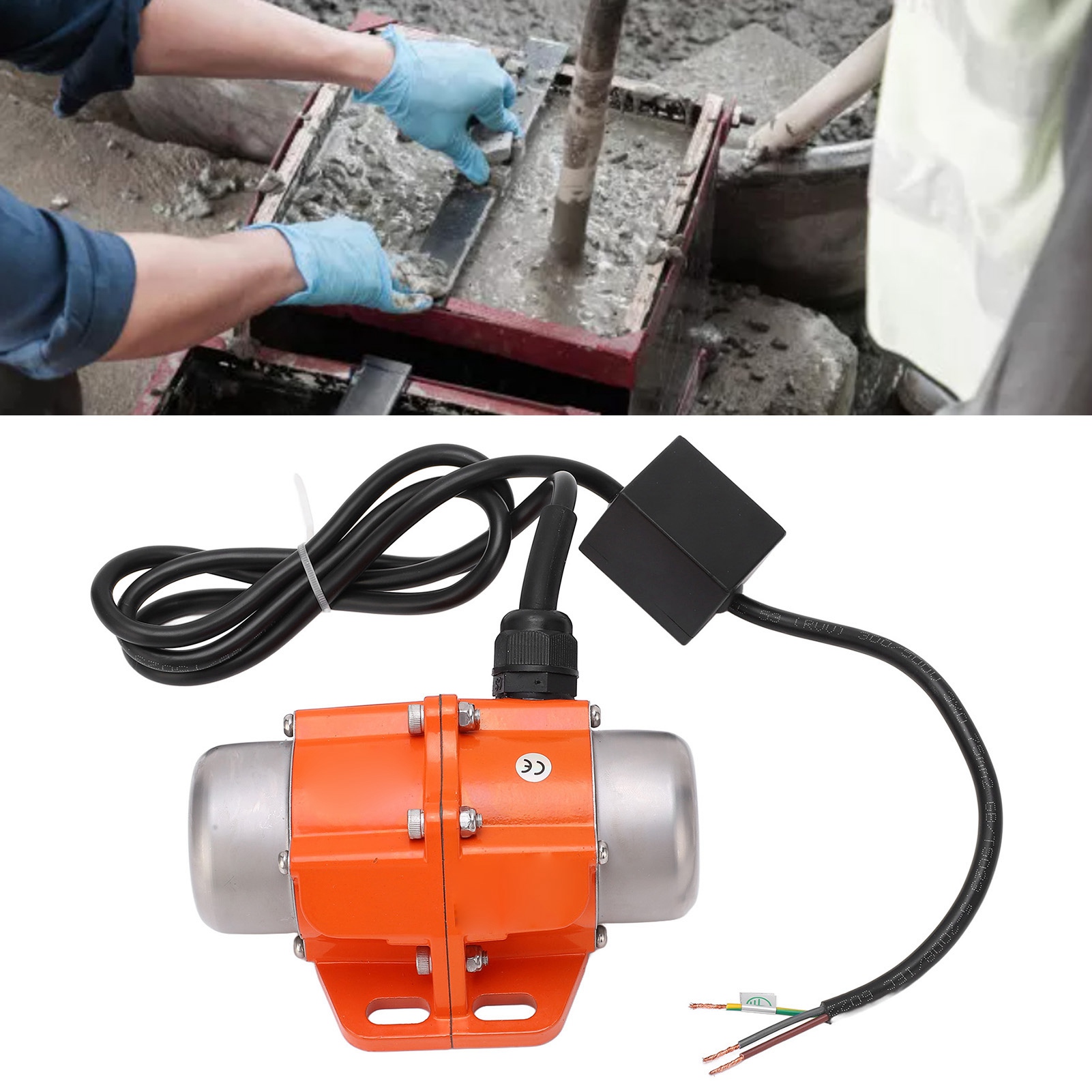 Einphasen-asynchronmotor 110 V 3600 U/min, Miniatur-betonrüttler Aus Aluminiumlegierung, Ip66 Wasserdicht, 30 W, Für Betonarbeiten.