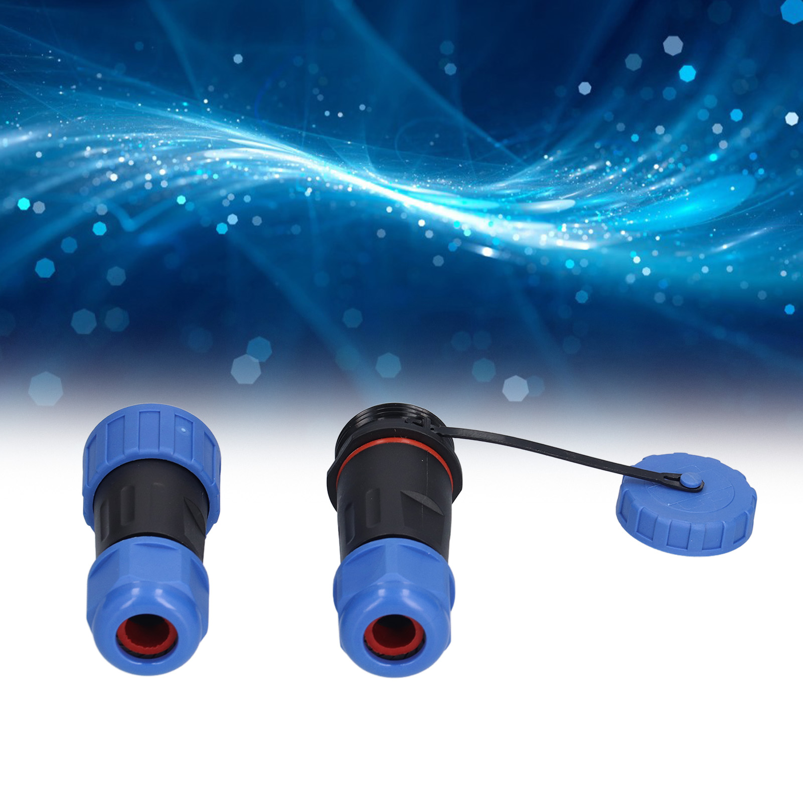 Ip68 Wasserdichter Luftfahrtstecker Und -buchse Lp20, Lötfrei, Mehradrig, Lötfreier Stecker Und Buchse, 250 V 5 A, Φ6-12 Mm², 6 Leiter.