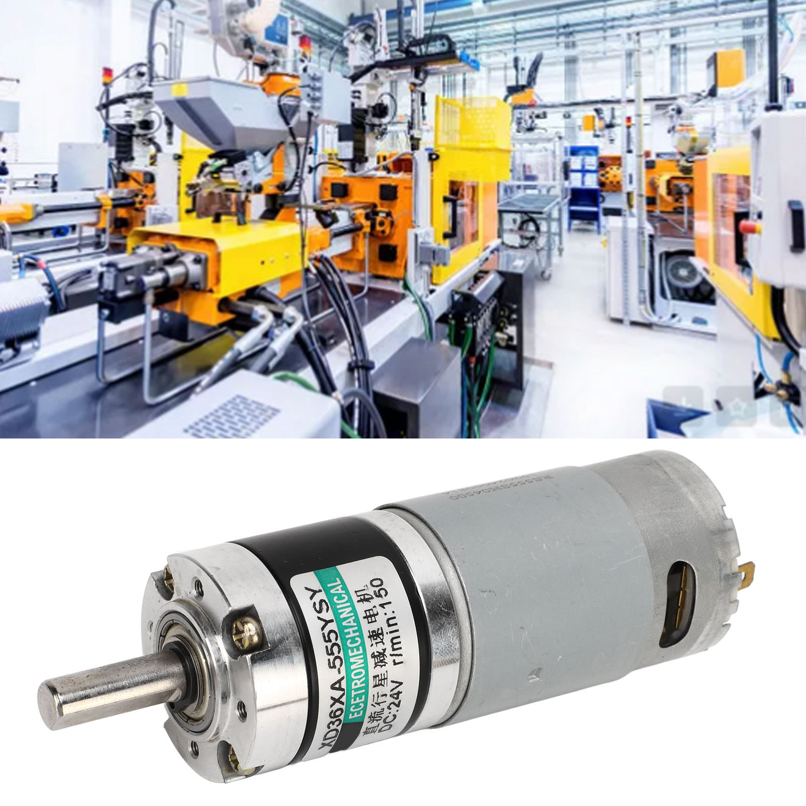 Xd36xa-555ysy-24v Miniatur-gleichstrommotor Mit Drehzahlregelung Und Frequenzumrichter, Niedrigdrehzahlmotor, 150 U/min
