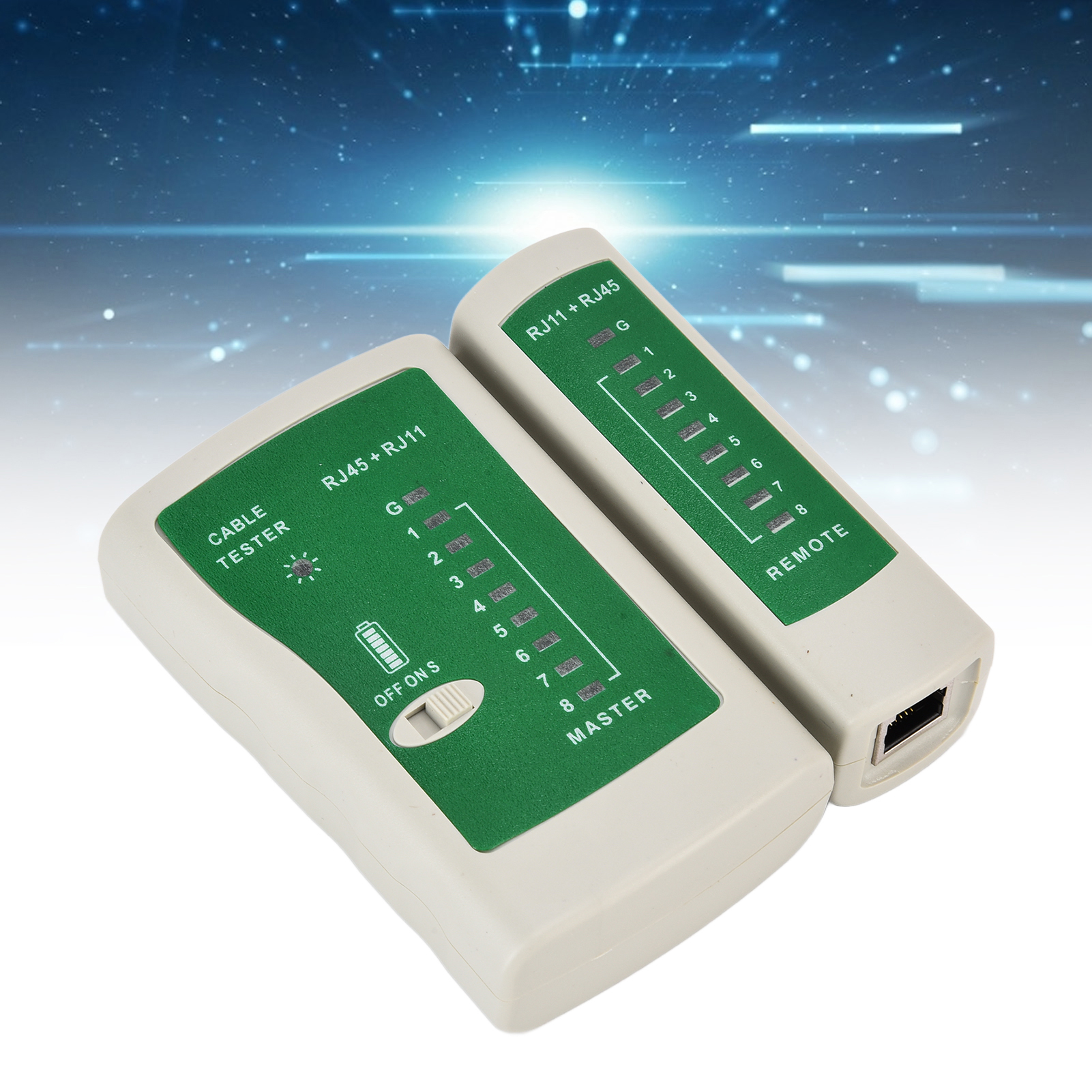 Netzwerktester, Netzwerkkabeltester, Rj45/11-netzwerkkabeltester Mit Doppelfunktion, Kabelpaar-tester
