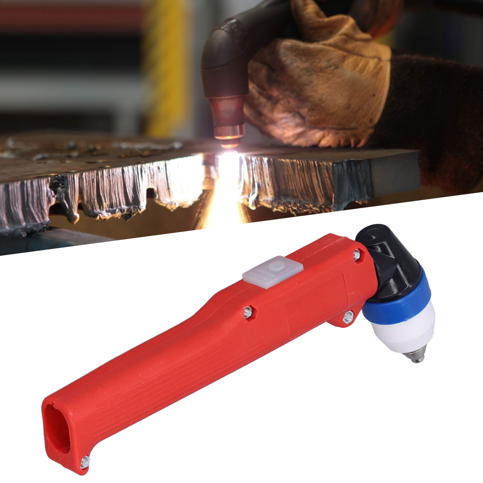 P80 Plasmaschneidbrenner Mit Gebogenem Griff, Automatischer Schneidbrennerkopf.