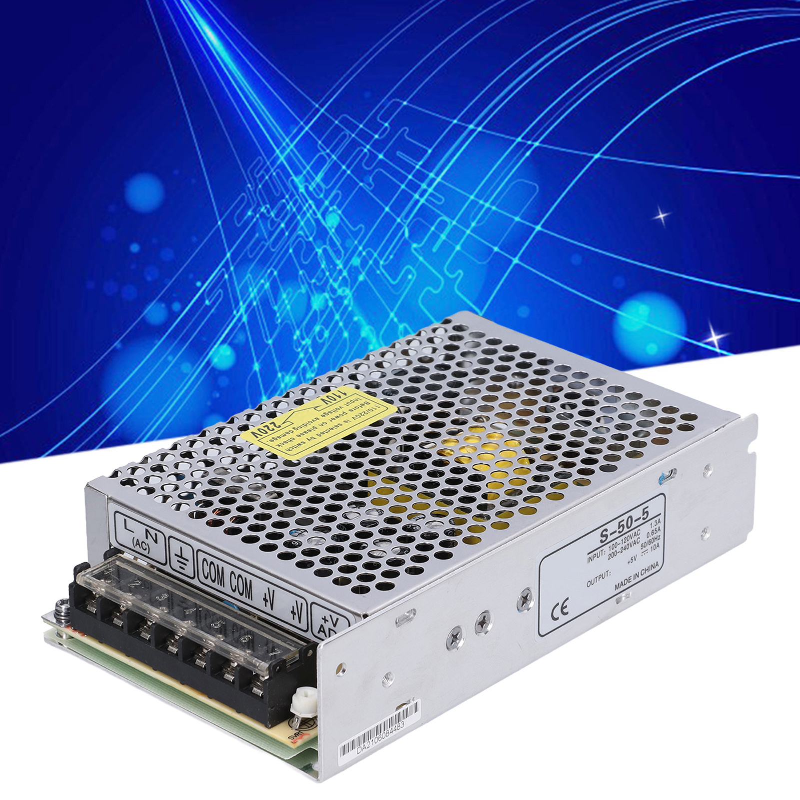 Berm Led-netzteil 100–240 V Auf 5 V/24 V Auf 50 W Für Überwachungskameras, S-50-5 Netzteil
