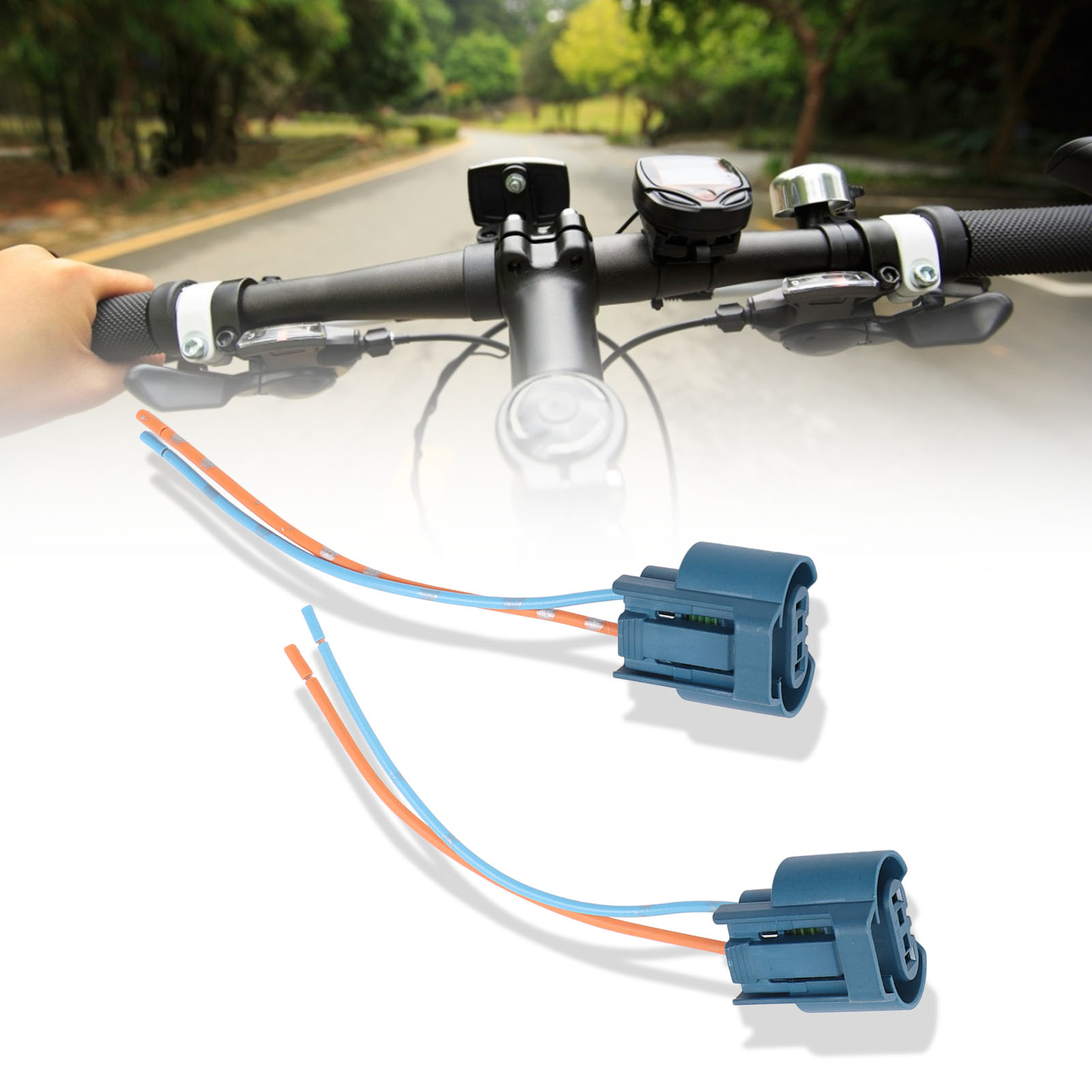 9005-3 Doppelsteckplatz-led Mit Weiblichem Stecker, Kabelbaum Für H11-lampenfassung, H11-nebelscheinwerferfassung, Lampenfassungsstecker