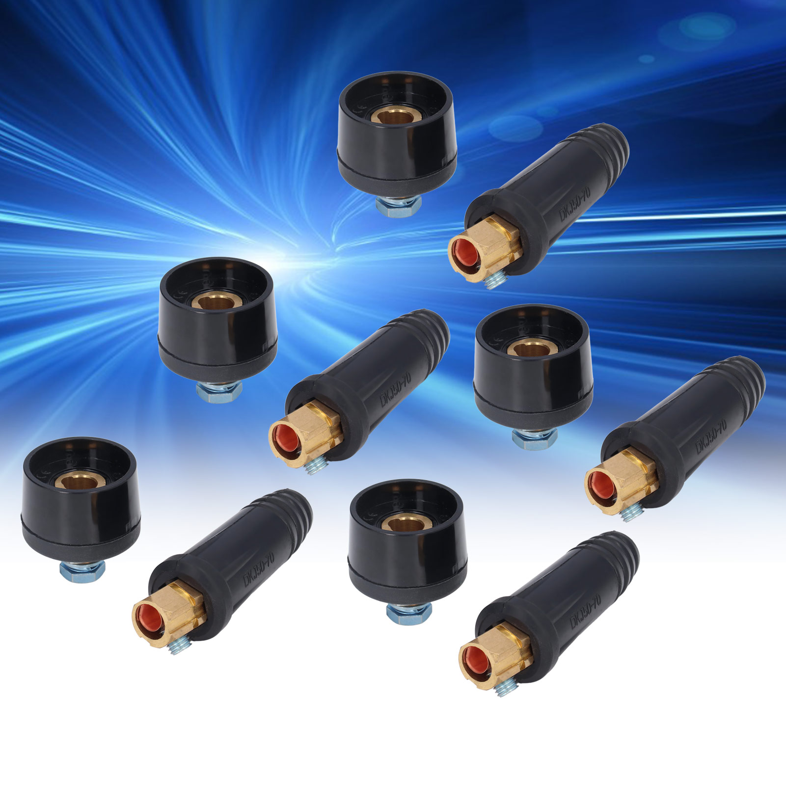 5 Sets Pro Packung: Europäische Schnellanschluss-lötmaschinenverbinder, Schnellstecker Und -buchsen, 50-70 Yuan.