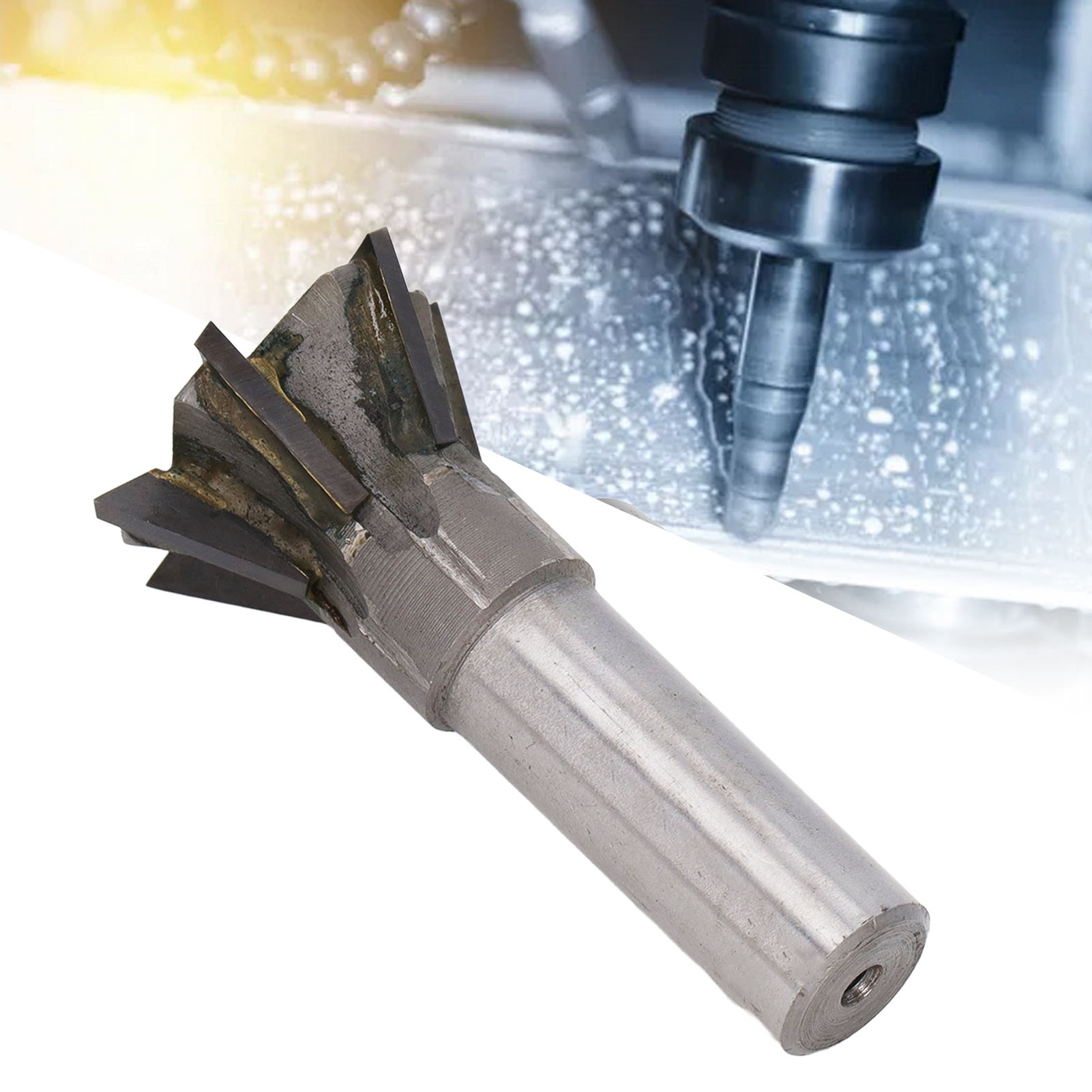 Schwalbenschwanzfräser Φ4560° Yg8 Mit Hartmetalleinsatz Und Geradem Schaft.