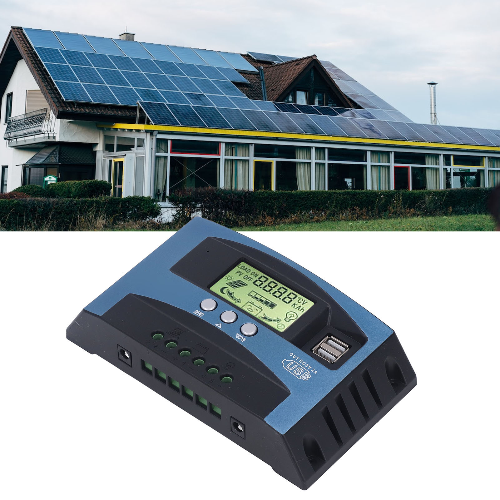 12v/24v Mppt-solar-photovoltaik-laderegler Für Intelligente Hausstromerzeugungssysteme 70a