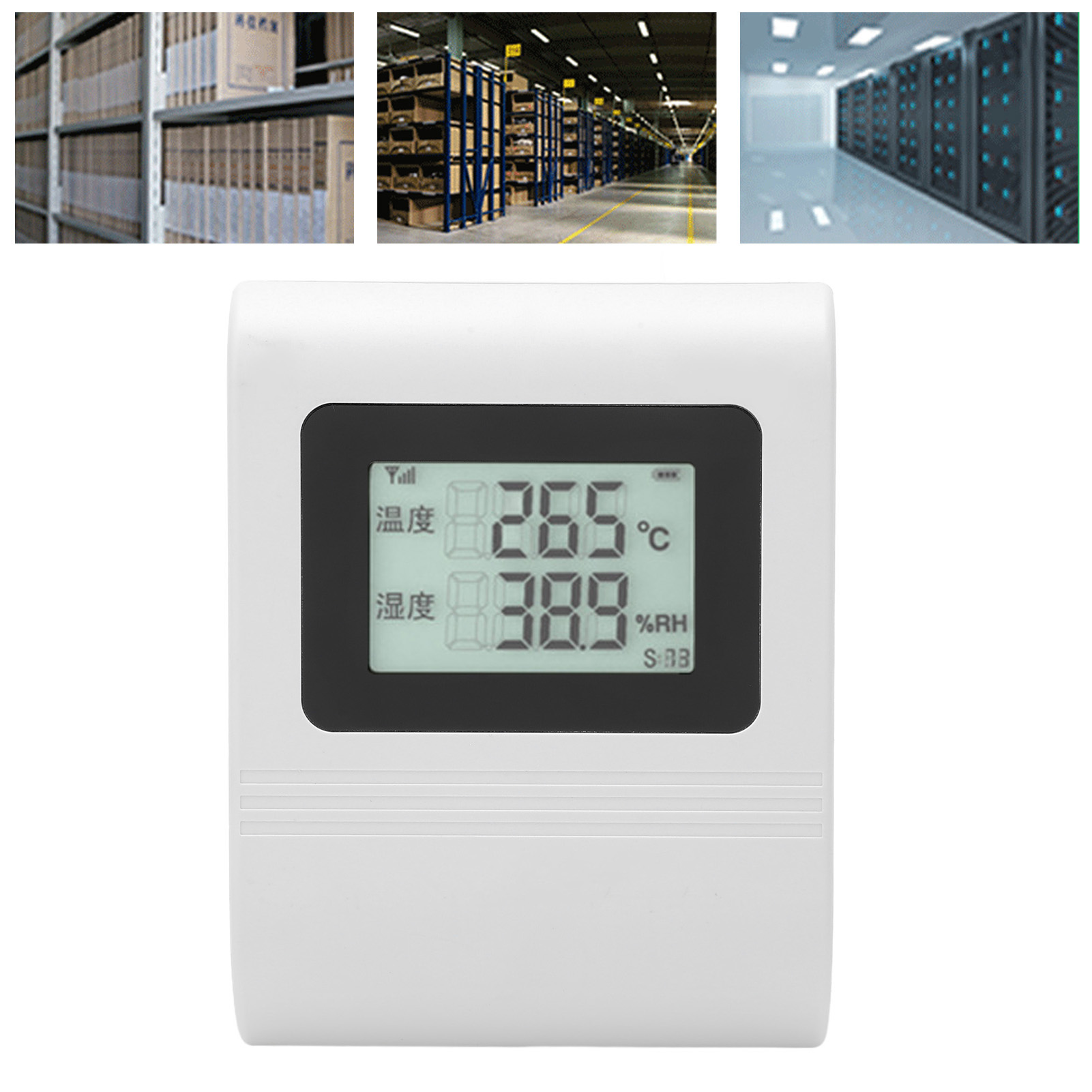 Me-ws-10 Wandmontierter Temperatur- Und Feuchtigkeitssensor Für Lagerhallen Integrierter 12-v-transmitter Mit Display Und Rs485-ausgang
