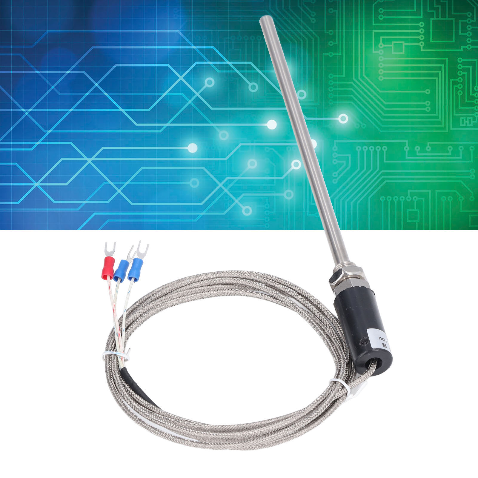 Wzpt-10 Pt100 200mm Geschirmter Drahtsensor
