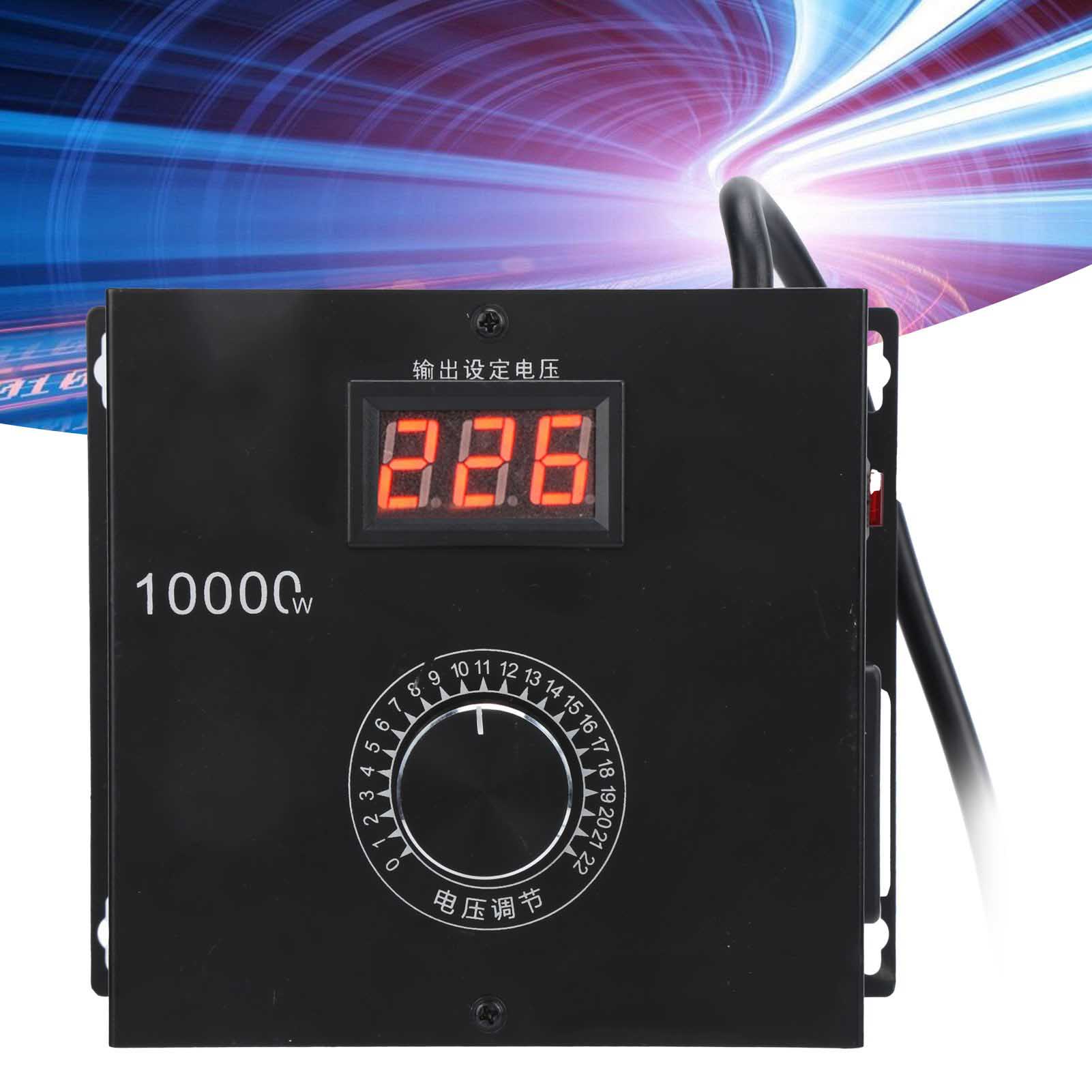 Elektronischer Hochleistungs-thyristor-spannungsregler Mit Stromvariation, Drehzahlregelung Und Temperaturregelung, Ausgestattet Mit Einem Drehschalter, Europäischer Standard 220 V.
